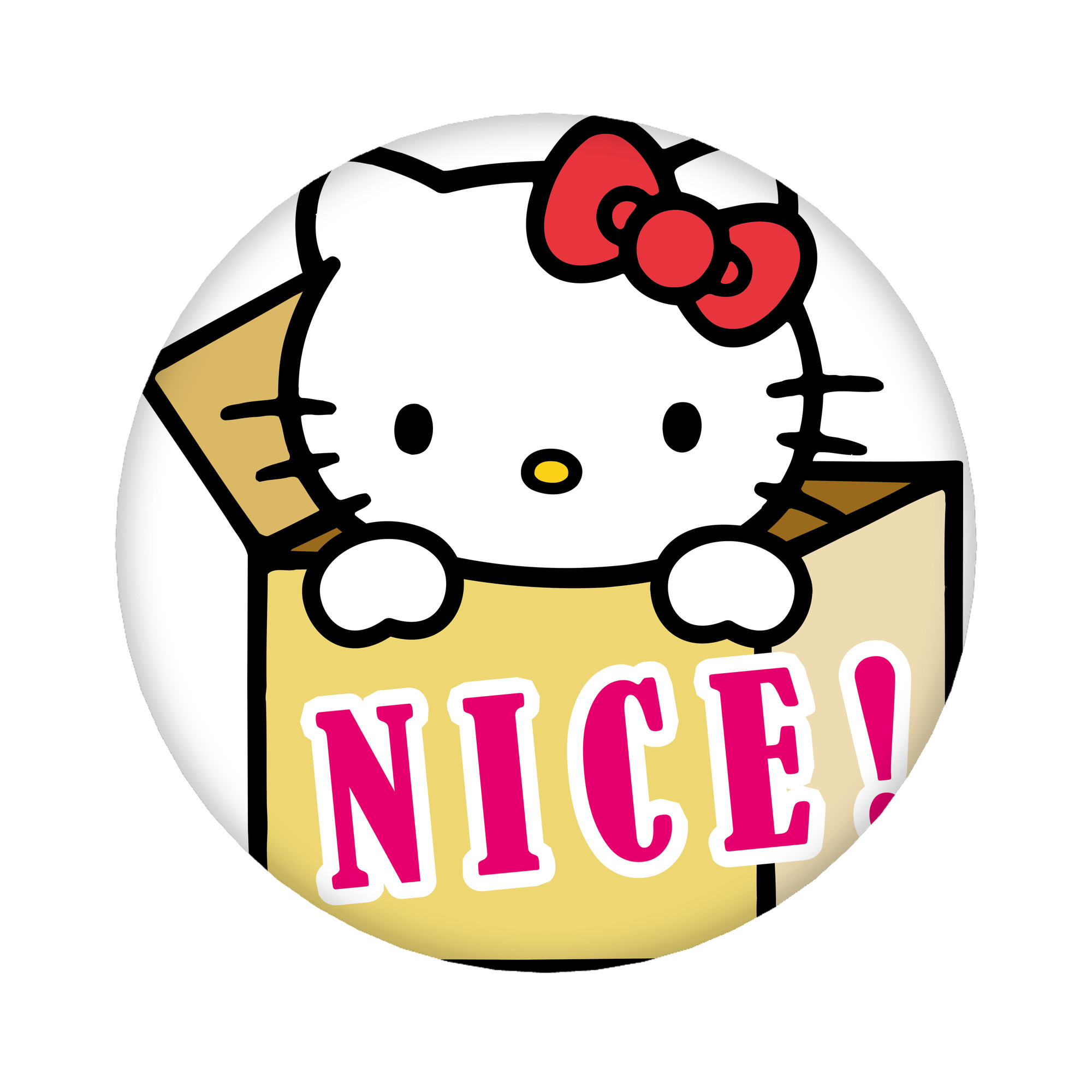 （画像用） Hello Kitty ハローキティ 6cm 缶バッジ 複数セット