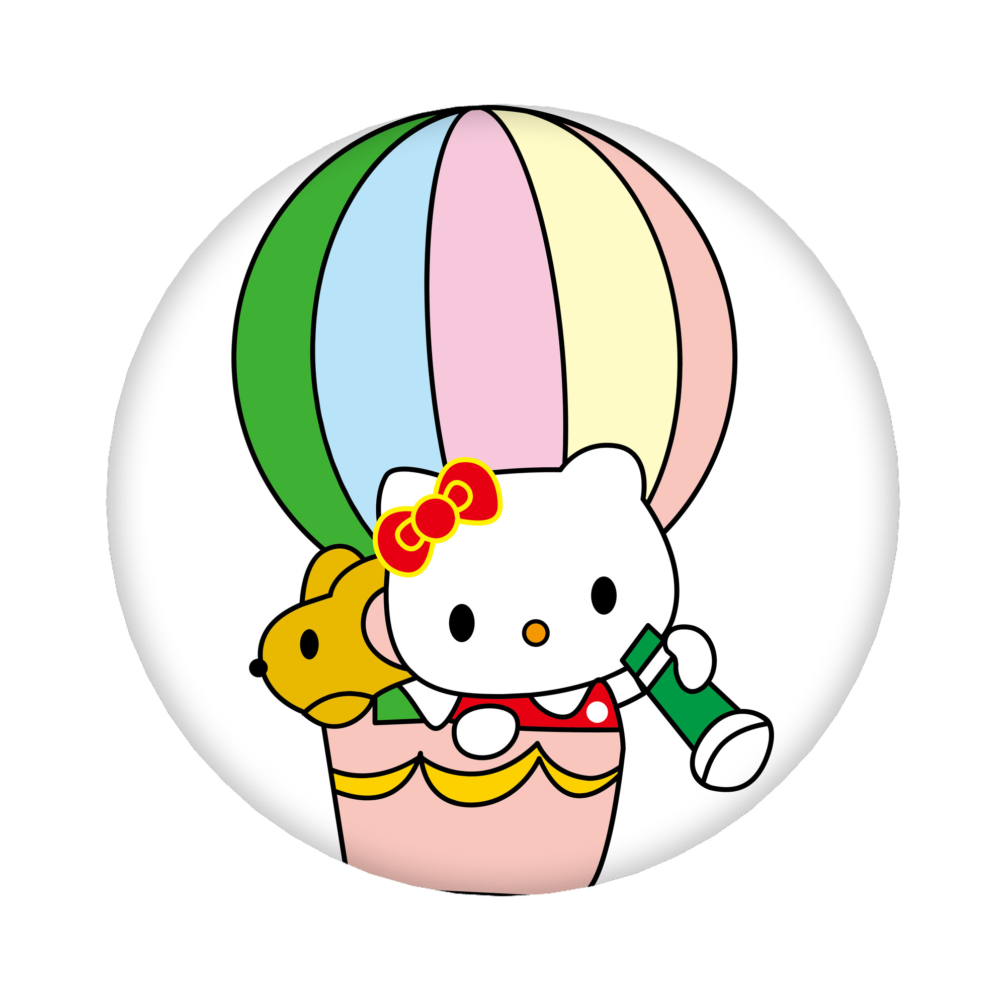 （画像用） Hello Kitty ハローキティ 6cm 缶バッジ 複数セット