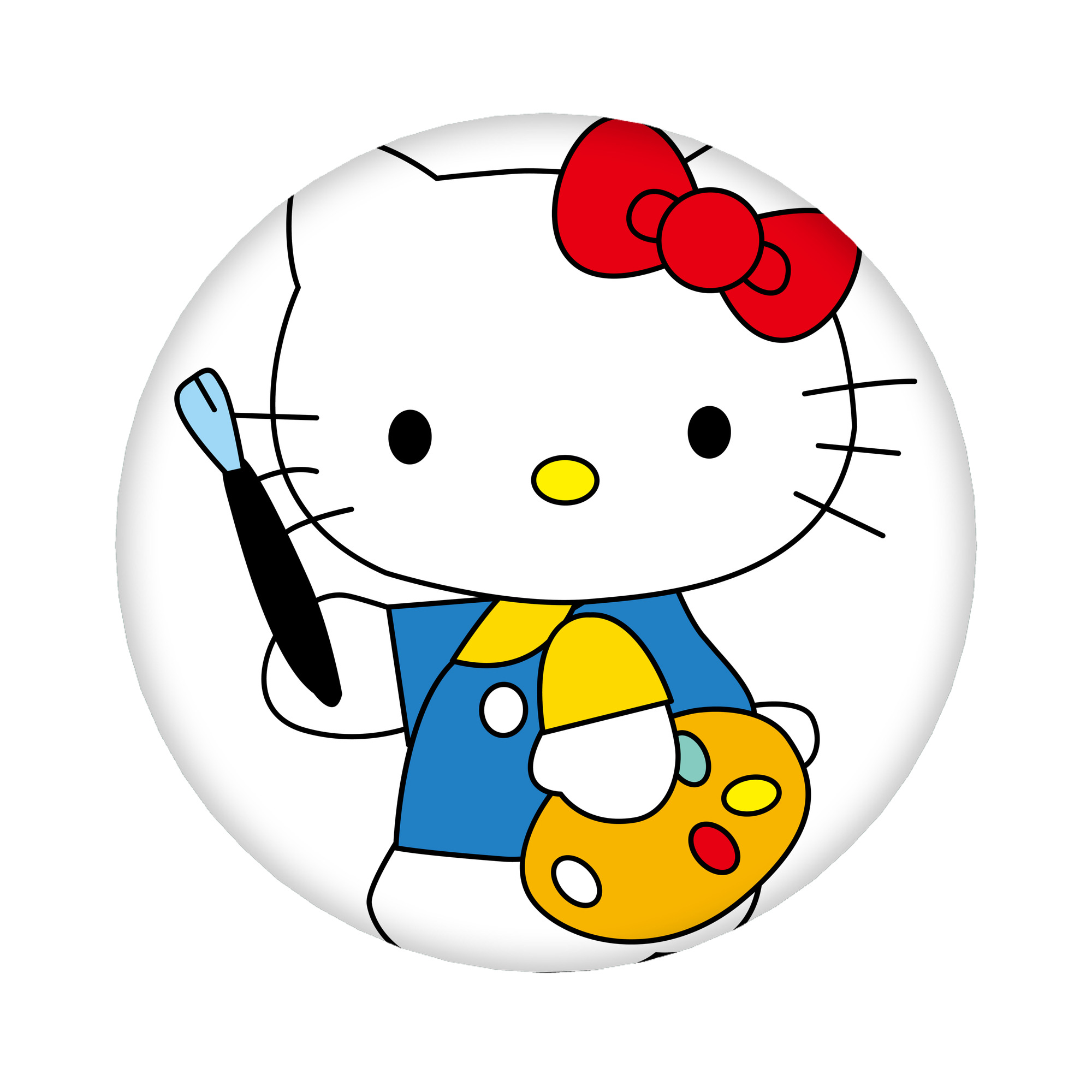 （画像用） Hello Kitty ハローキティ 6cm 缶バッジ 複数セット