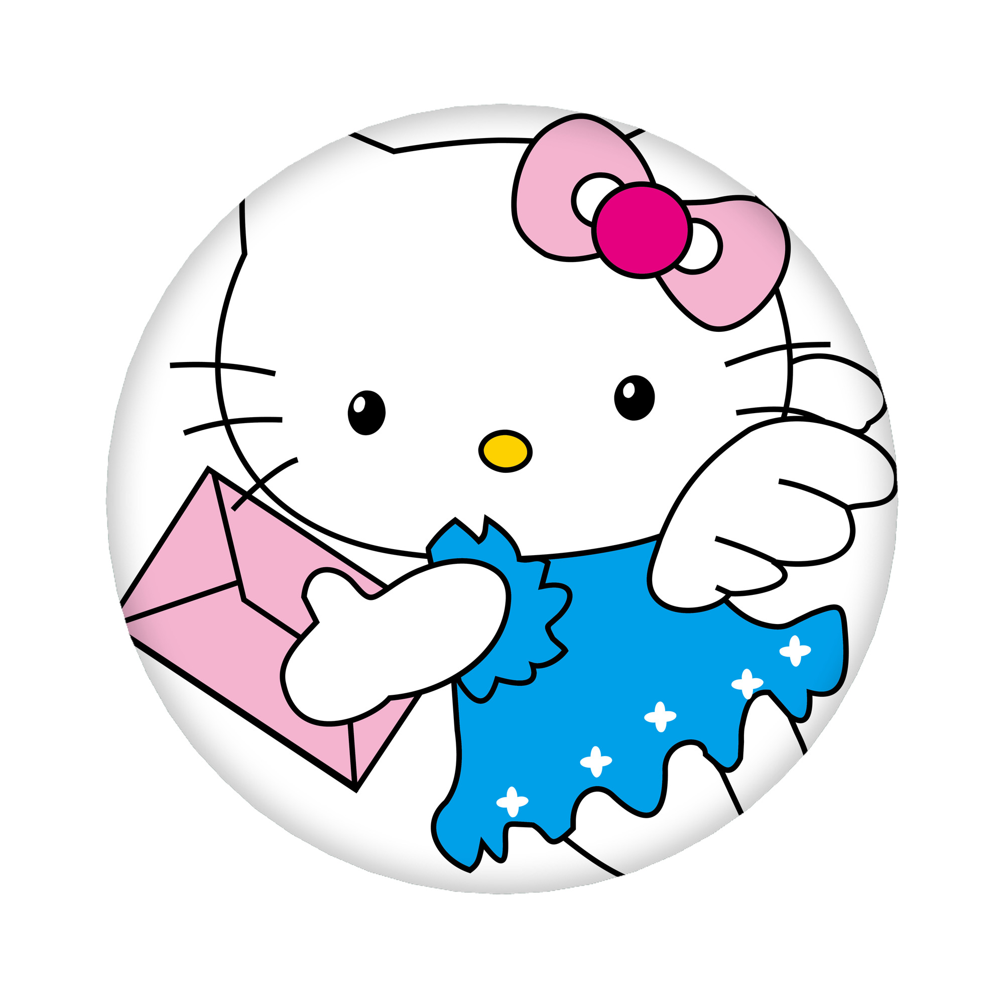 （画像用） Hello Kitty ハローキティ 6cm 缶バッジ 複数セット