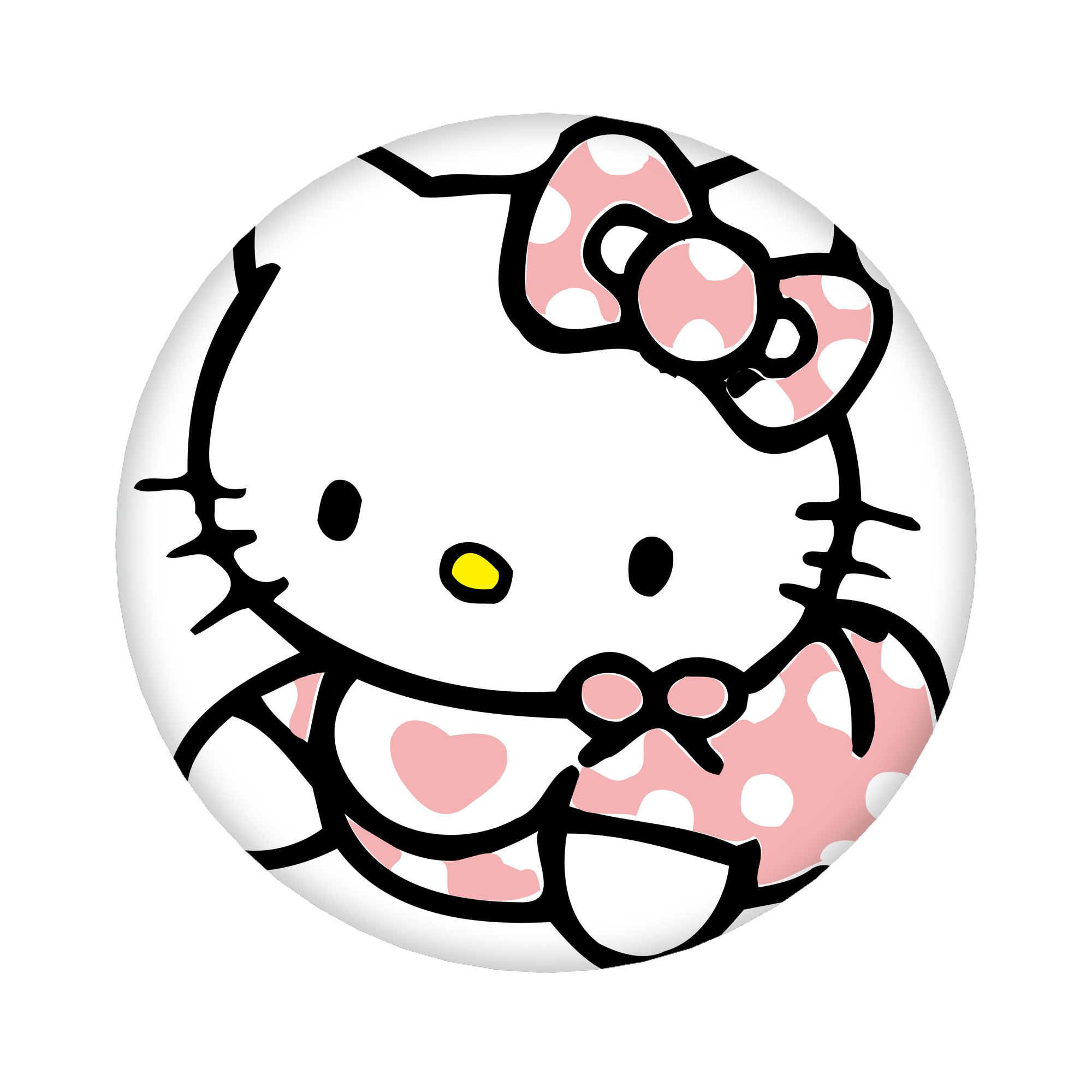 （画像用） Hello Kitty ハローキティ 6cm 缶バッジ 複数セット