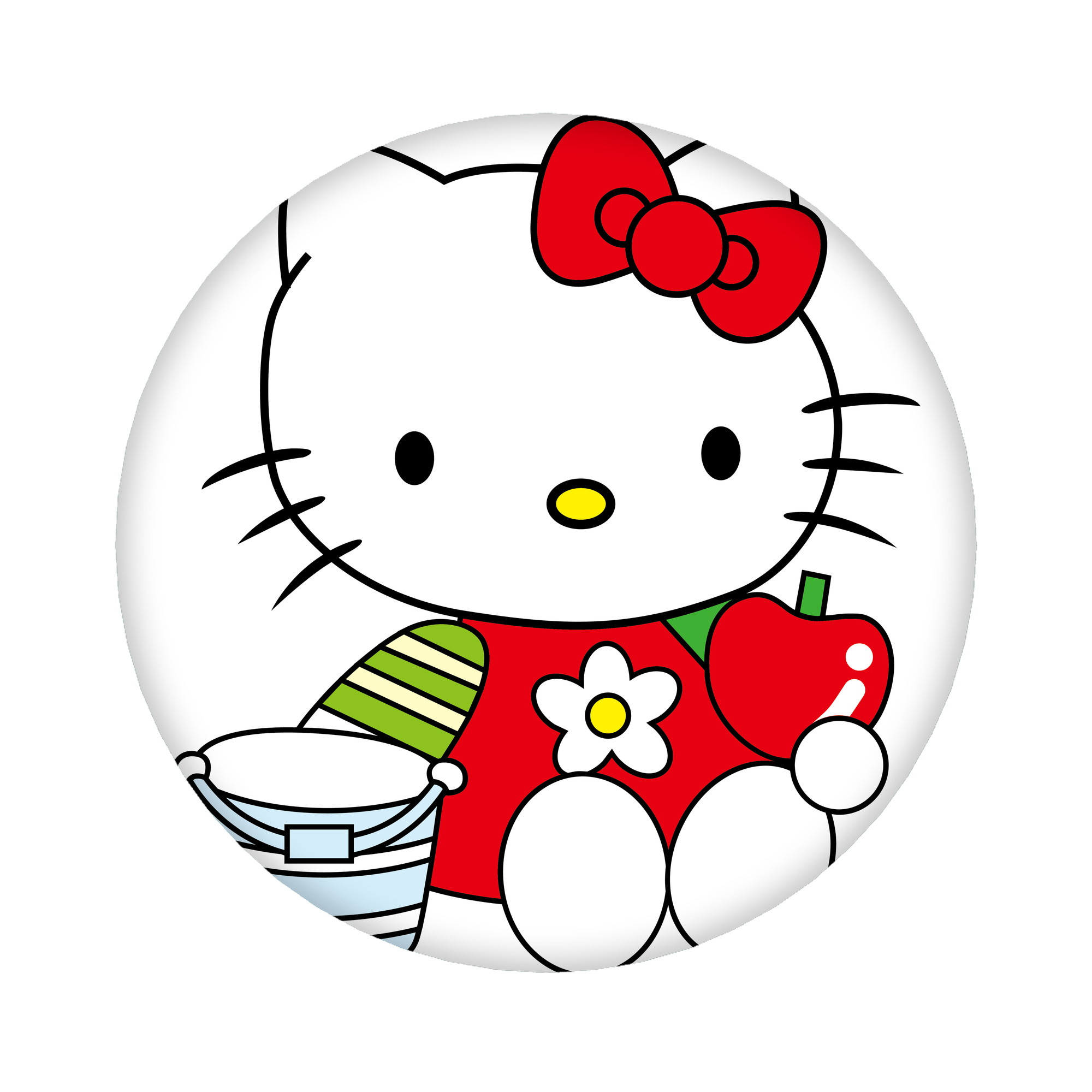 （画像用） Hello Kitty ハローキティ 6cm 缶バッジ 複数セット