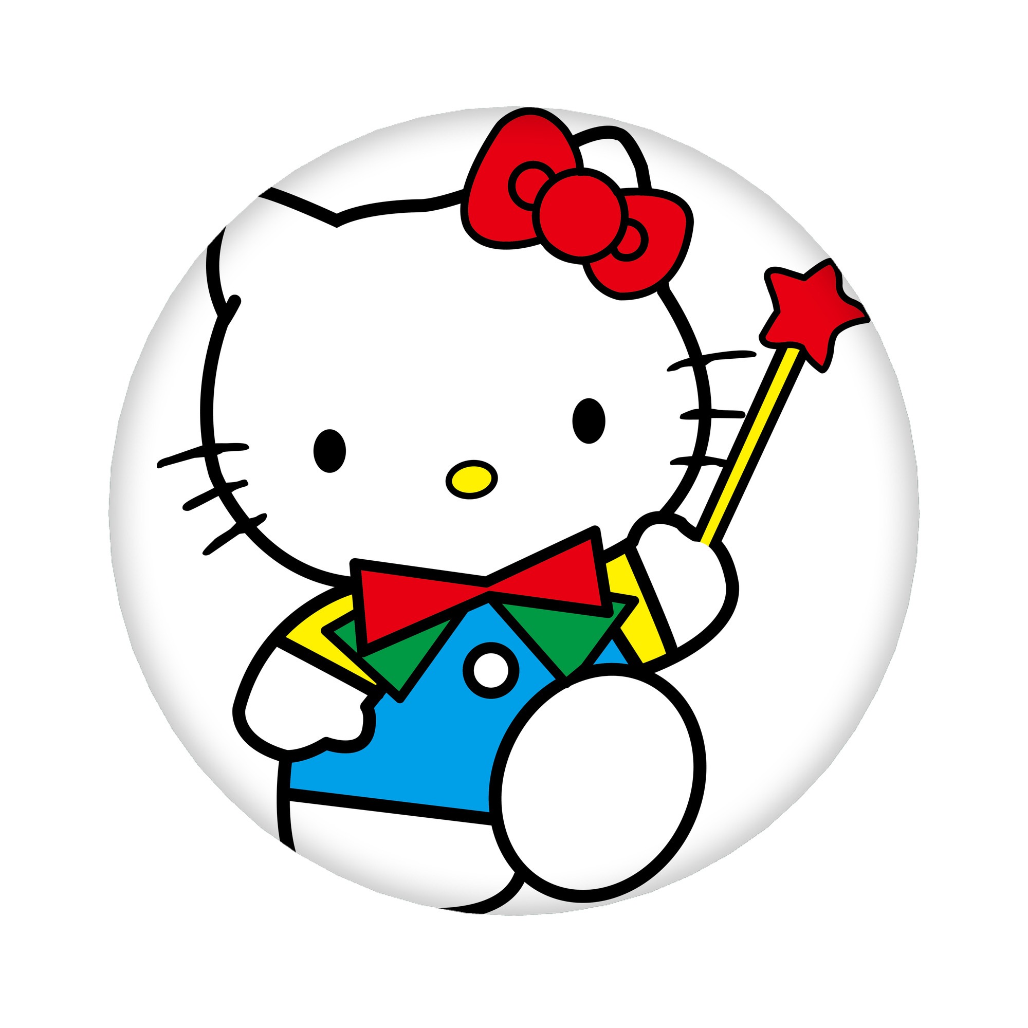 （画像用） Hello Kitty ハローキティ 6cm 缶バッジ 複数セット