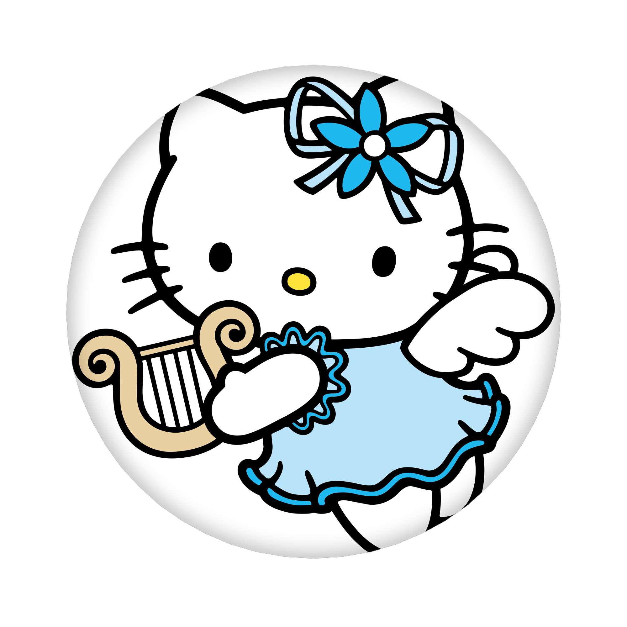 （画像用） Hello Kitty ハローキティ 6cm 缶バッジ 複数セット