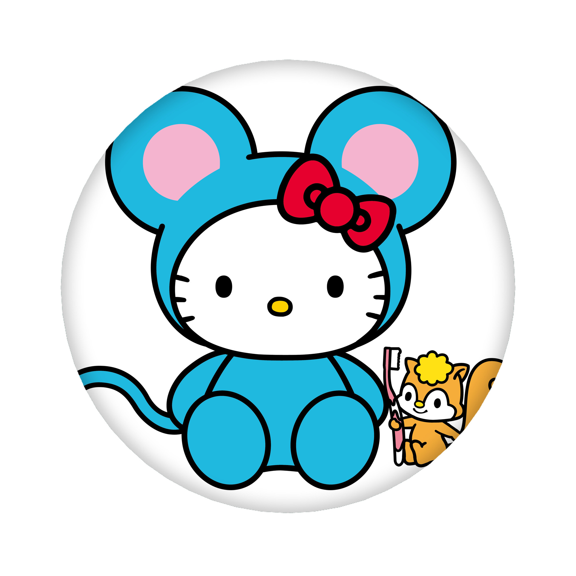 （画像用） Hello Kitty ハローキティ 6cm 缶バッジ 複数セット