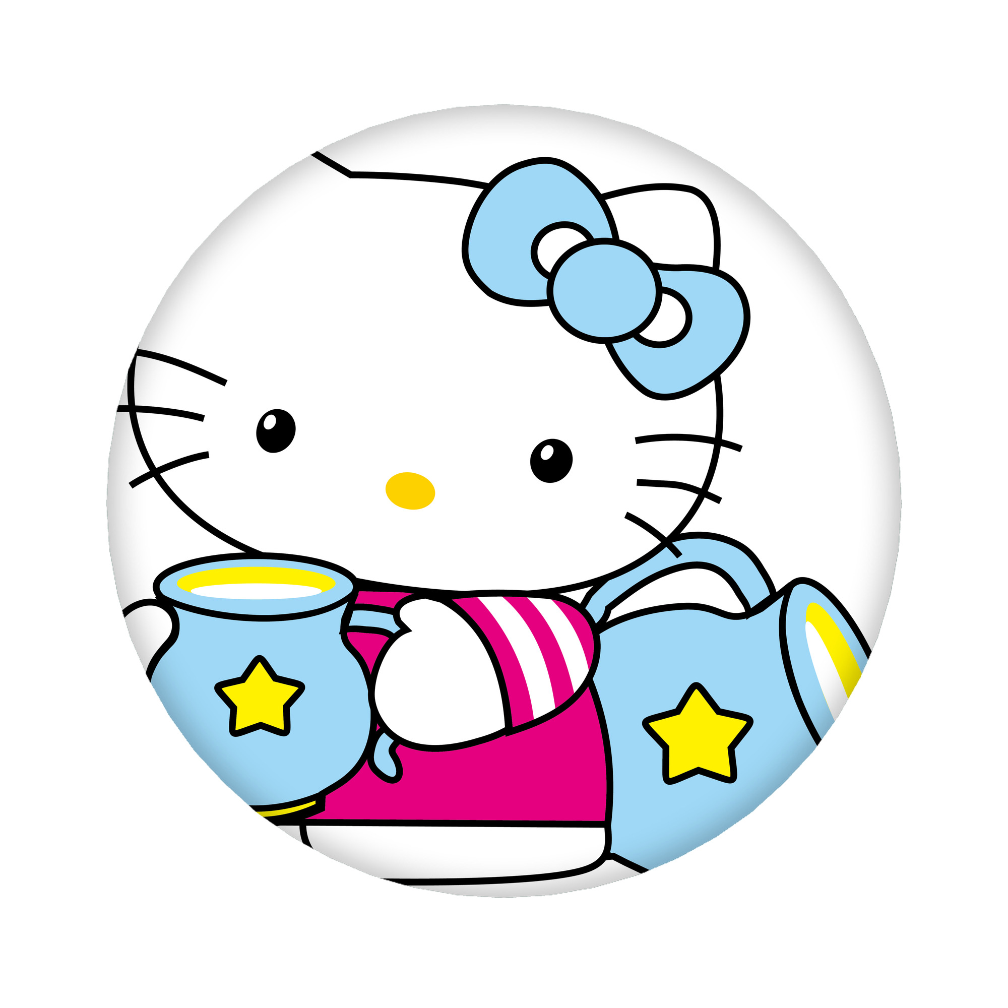 （画像用） Hello Kitty ハローキティ 6cm 缶バッジ 複数セット