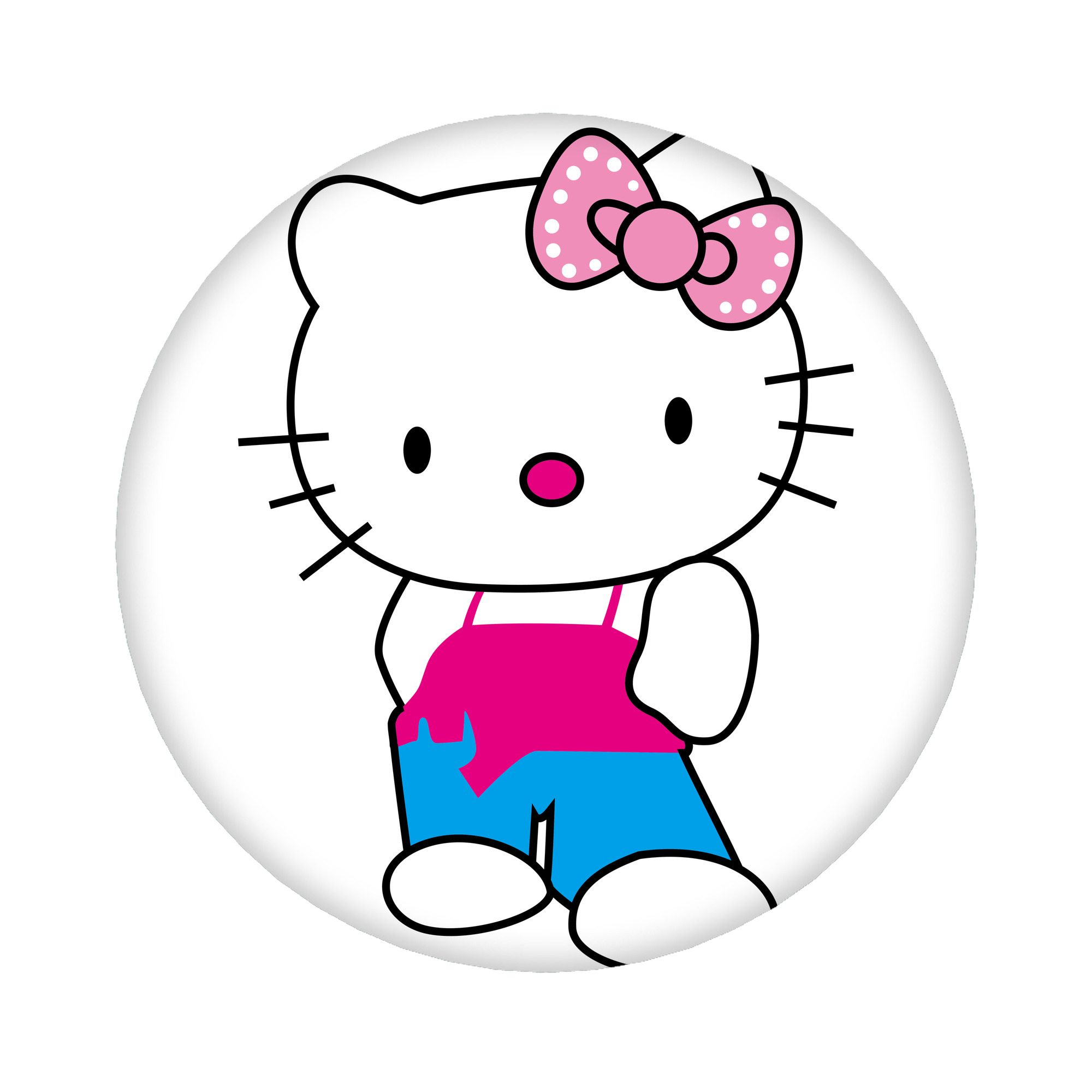 （画像用） Hello Kitty ハローキティ 6cm 缶バッジ 複数セット