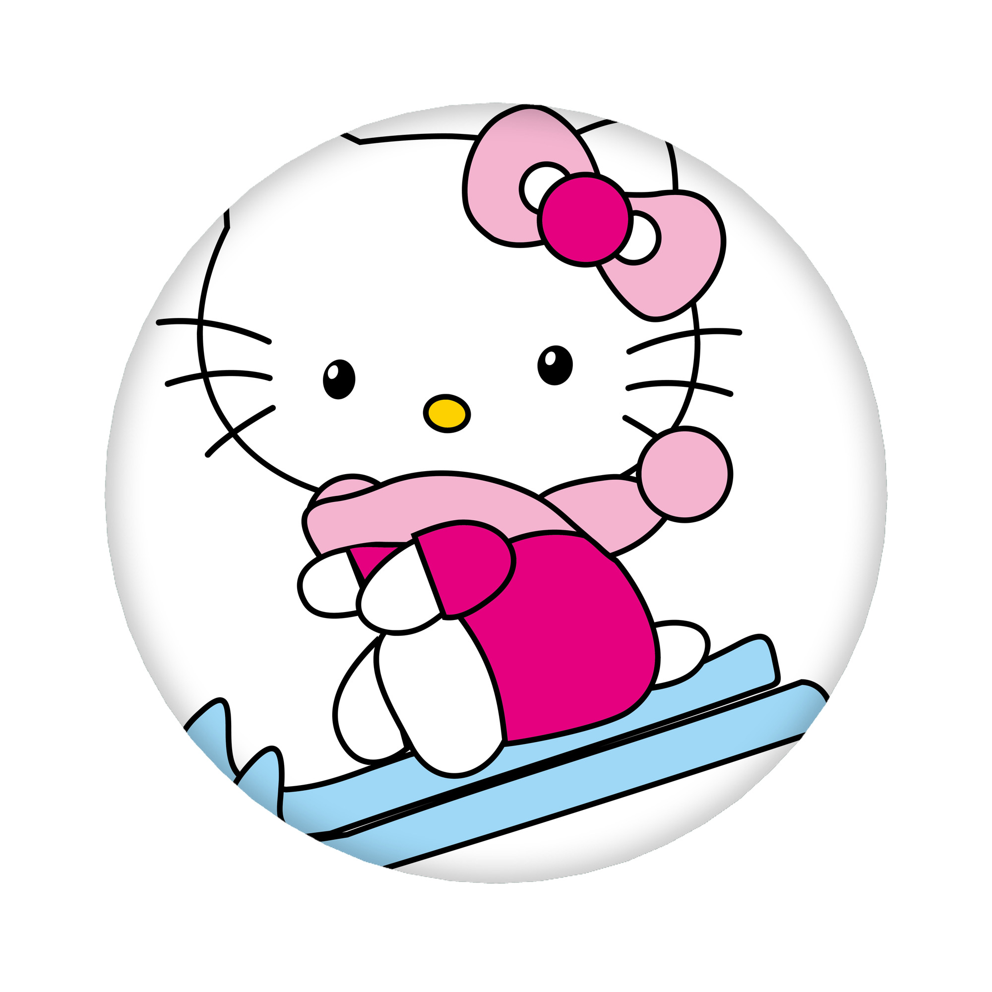 （画像用） Hello Kitty ハローキティ 6cm 缶バッジ 複数セット