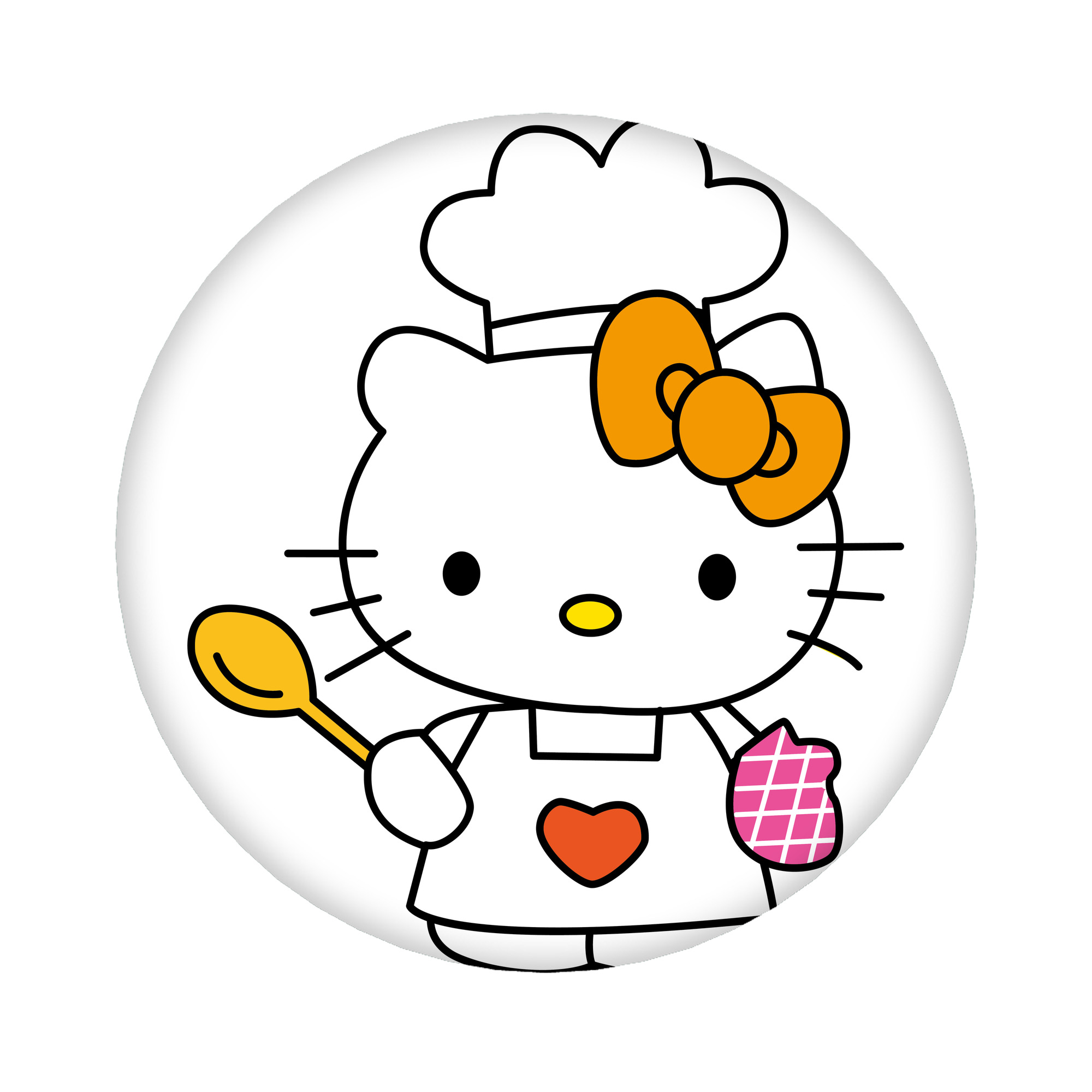 （画像用） Hello Kitty ハローキティ 6cm 缶バッジ 複数セット