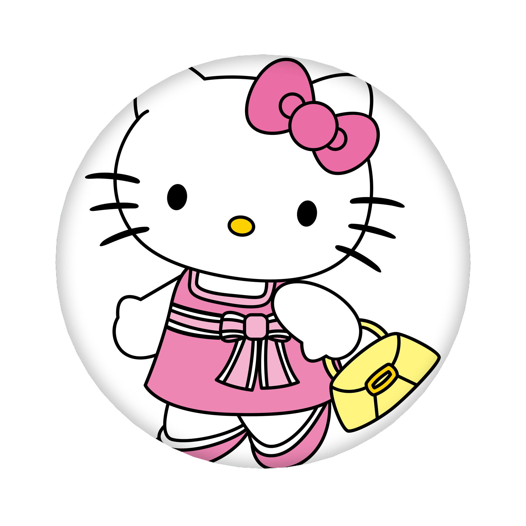 （画像用） Hello Kitty ハローキティ 6cm 缶バッジ 複数セット