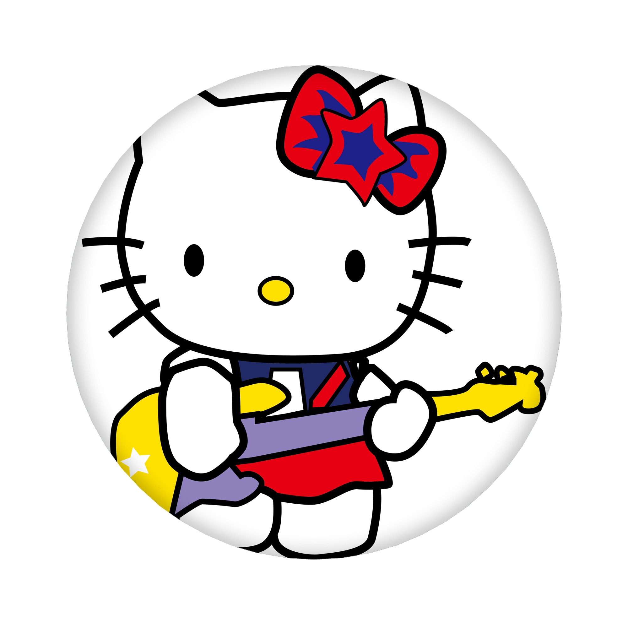 （画像用） Hello Kitty ハローキティ 6cm 缶バッジ 複数セット