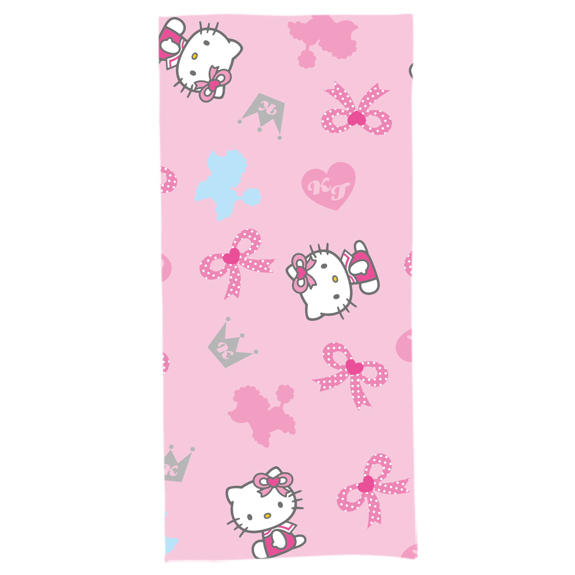 （画像用） Hello Kitty ハローキティ 大判バスタオル 70×140cm 吸水速乾 柔らかい肌触り