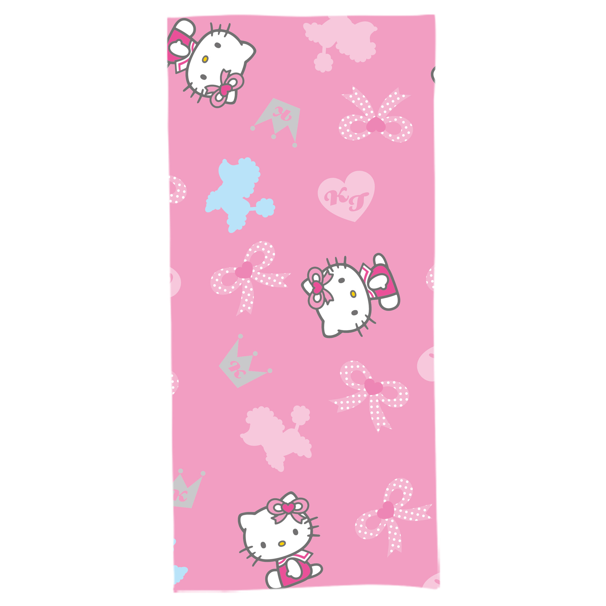 （画像用） Hello Kitty ハローキティ 大判バスタオル 70×140cm 吸水速乾 柔らかい肌触り