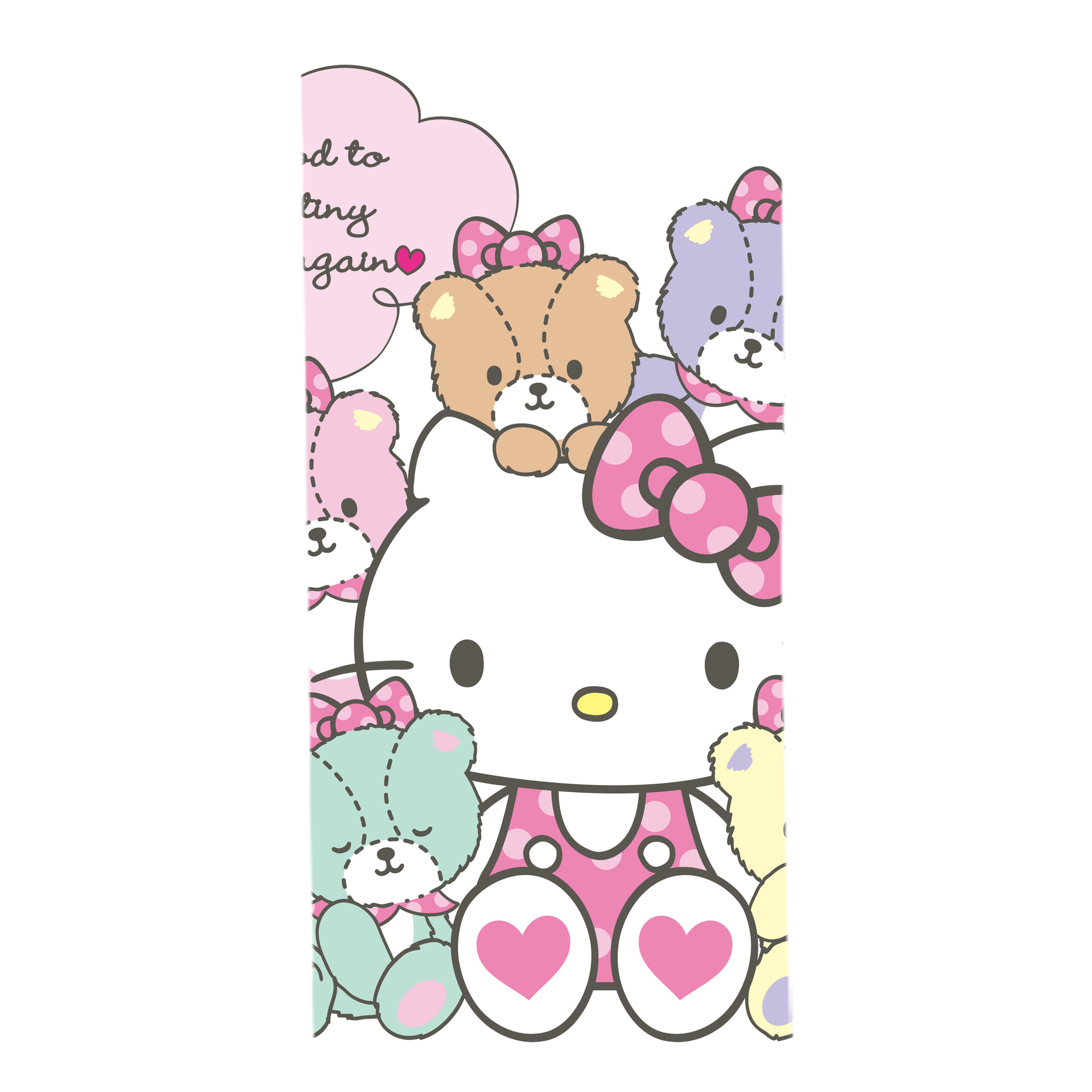 （画像用） Hello Kitty ハローキティ 大判バスタオル 70×140cm 吸水速乾 柔らかい肌触り