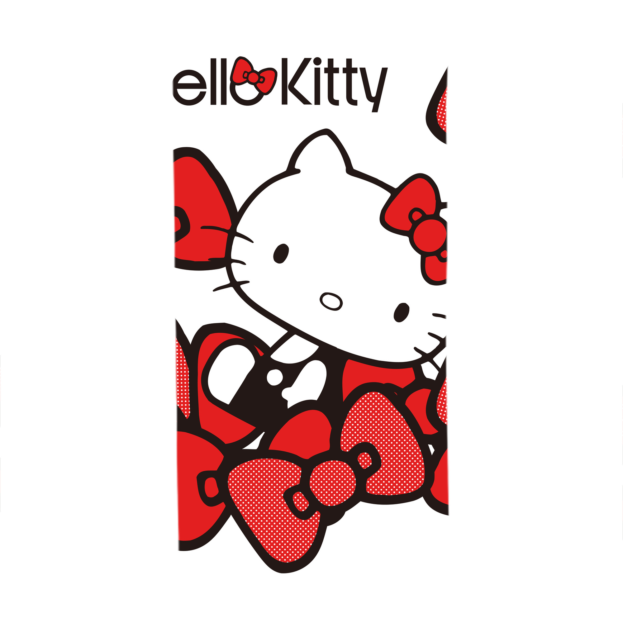 （画像用） Hello Kitty ハローキティ 大判バスタオル 70×140cm 吸水速乾 柔らかい肌触り