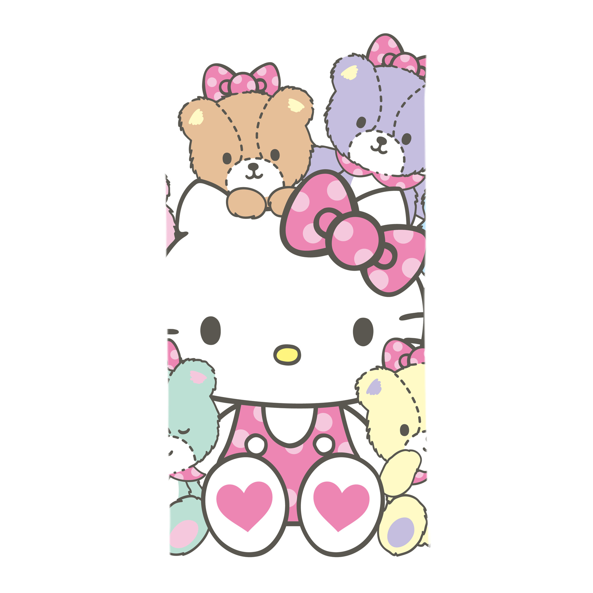 （画像用） Hello Kitty ハローキティ 大判バスタオル 70×140cm 吸水速乾 柔らかい肌触り