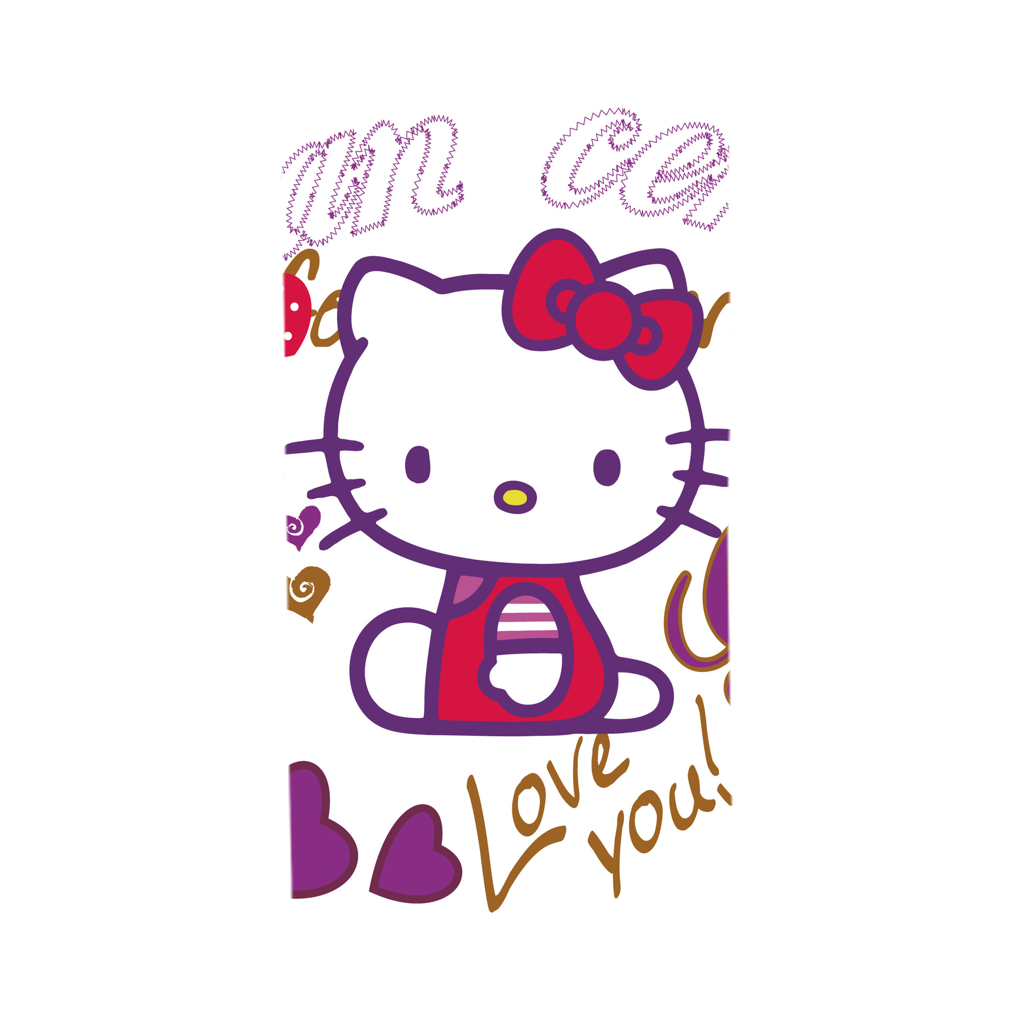 （画像用） Hello Kitty ハローキティ 大判バスタオル 70×140cm 吸水速乾 柔らかい肌触り