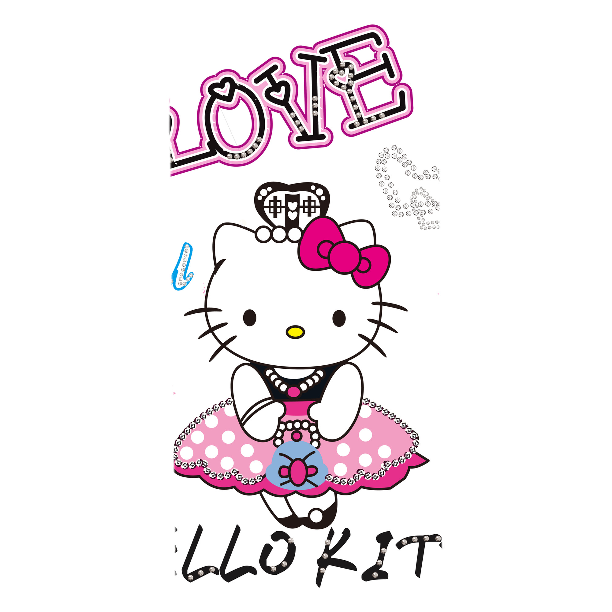 （画像用） Hello Kitty ハローキティ 大判バスタオル 70×140cm 吸水速乾 柔らかい肌触り