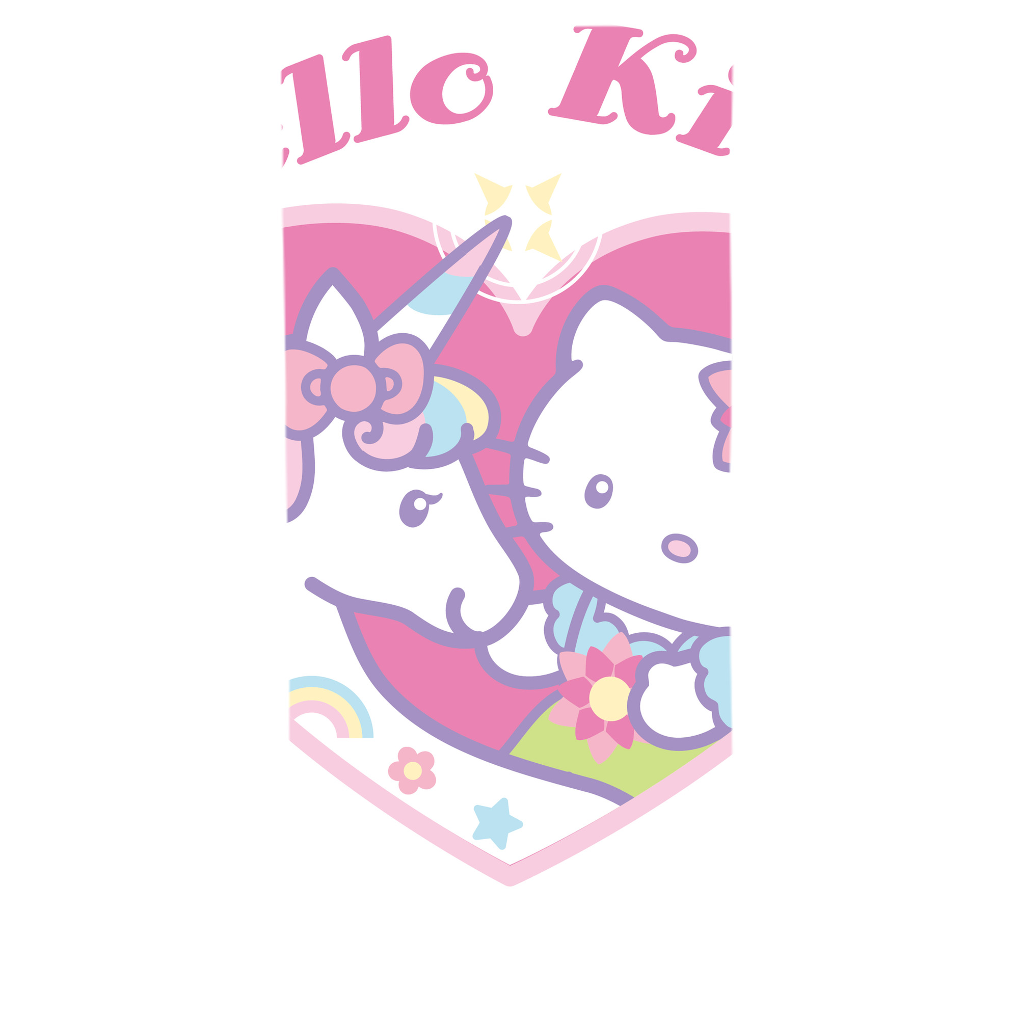 （画像用） Hello Kitty ハローキティ 大判バスタオル 70×140cm 吸水速乾 柔らかい肌触り