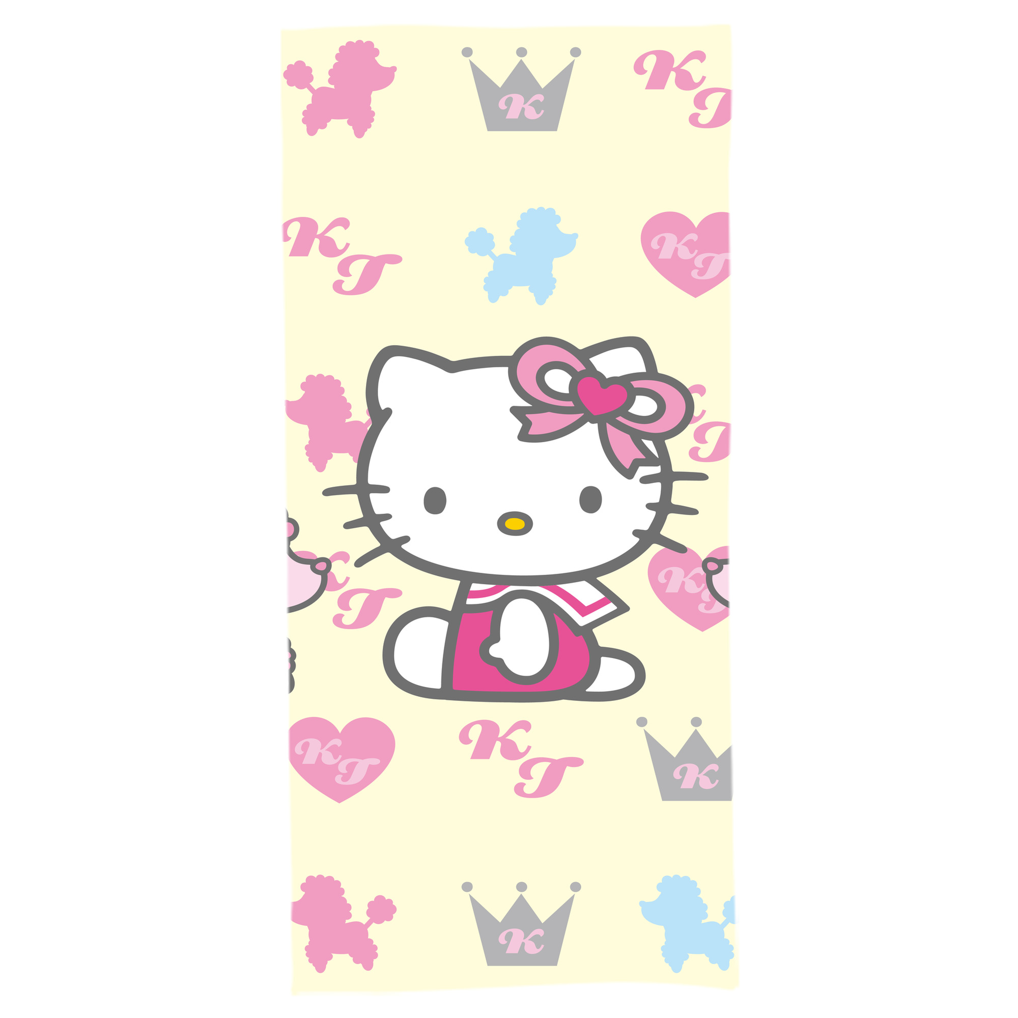 （画像用） Hello Kitty ハローキティ 大判バスタオル 70×140cm 吸水速乾 柔らかい肌触り