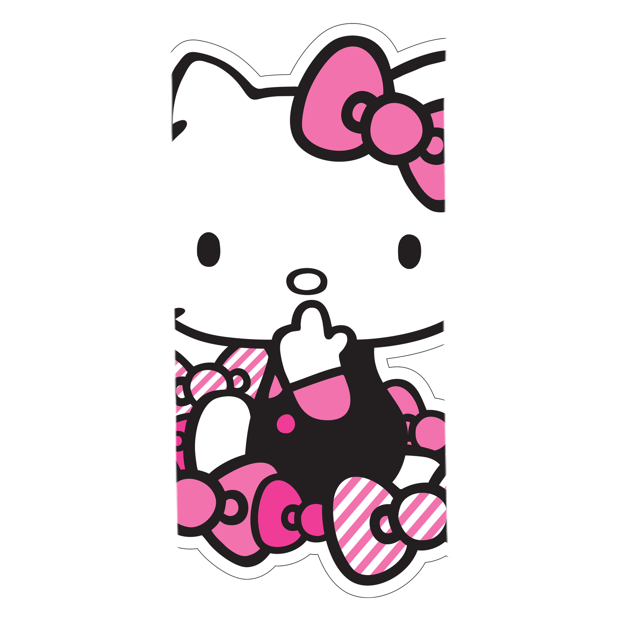 （画像用） Hello Kitty ハローキティ 大判バスタオル 70×140cm 吸水速乾 柔らかい肌触り