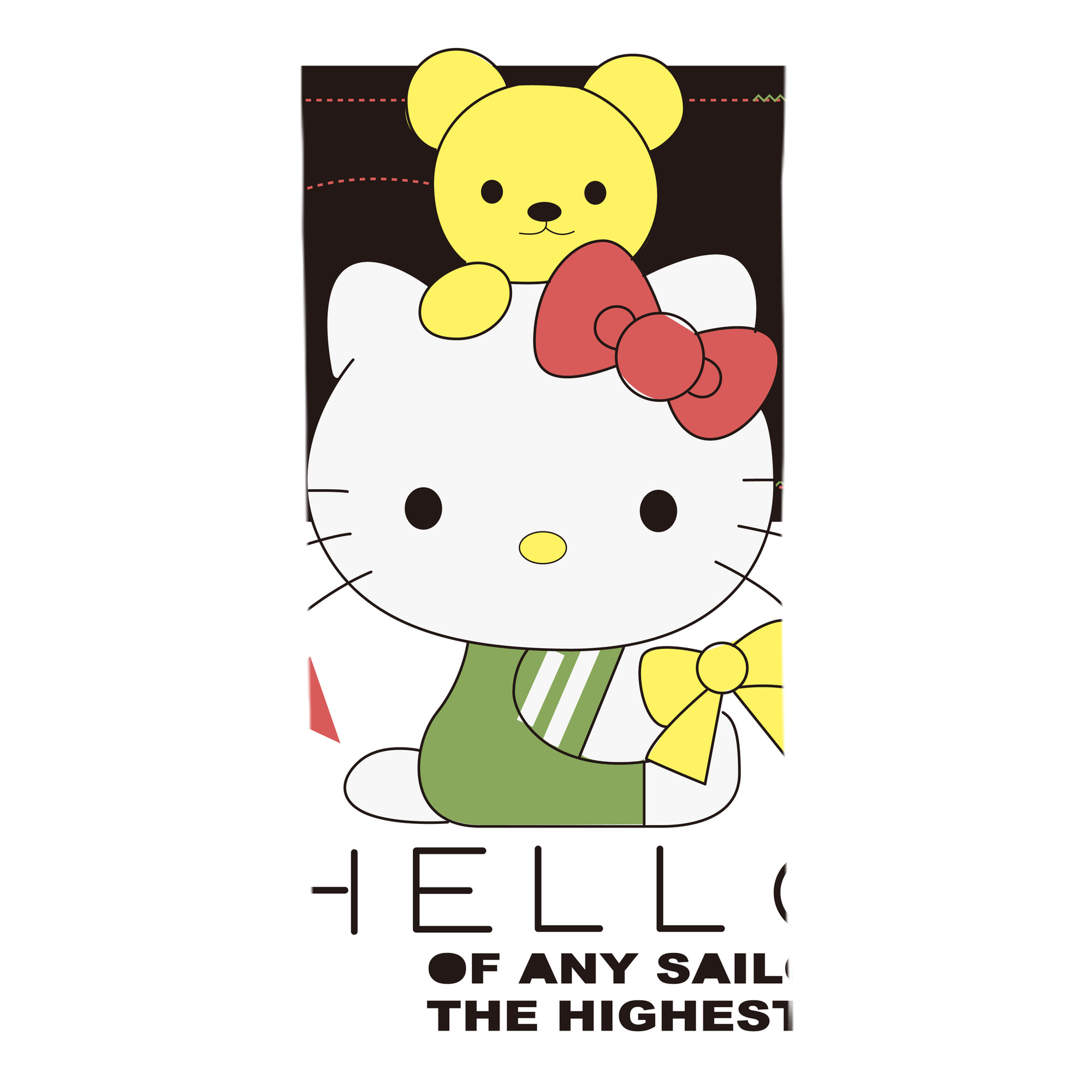 （画像用） Hello Kitty ハローキティ 大判バスタオル 70×140cm 吸水速乾 柔らかい肌触り