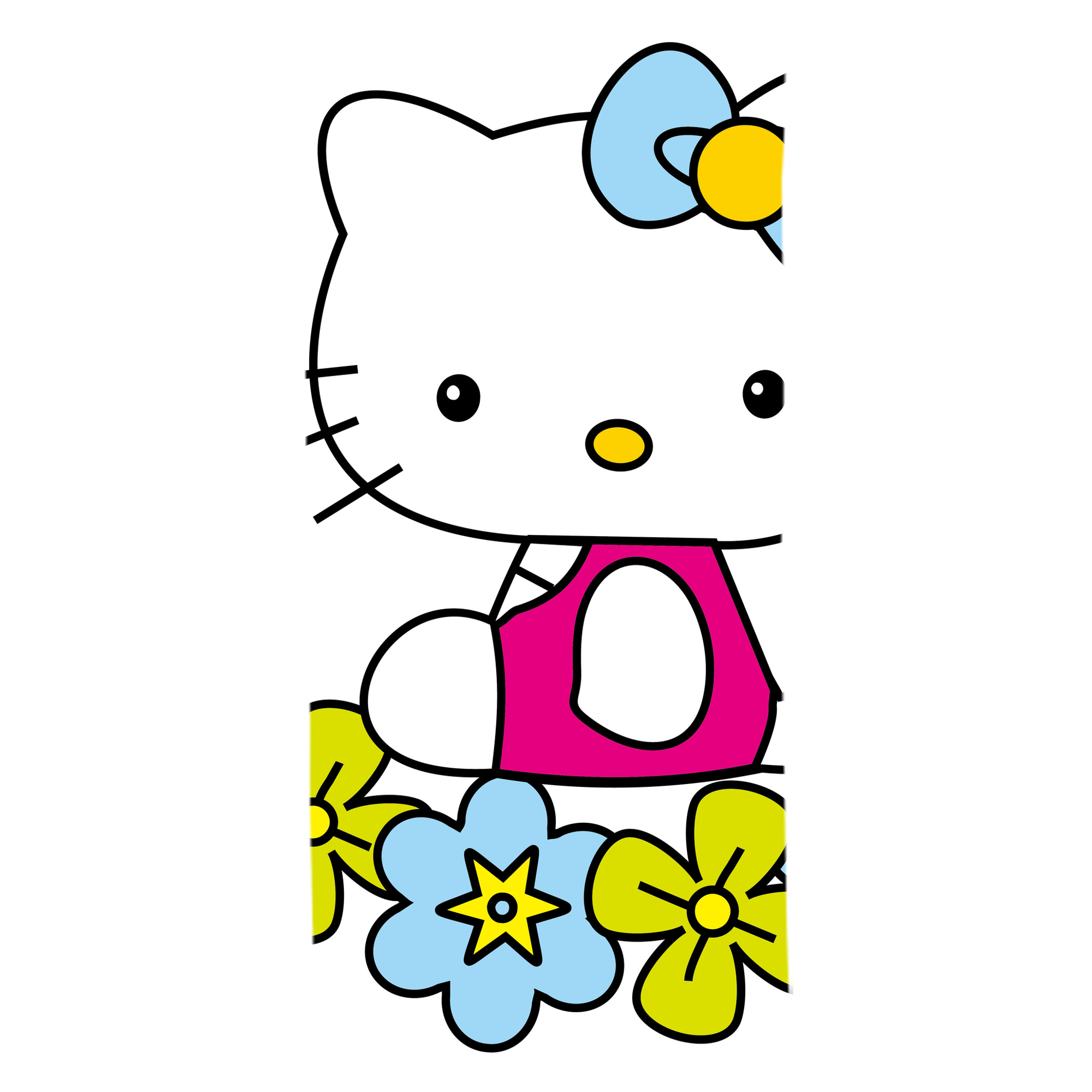 （画像用） Hello Kitty ハローキティ 大判バスタオル 70×140cm 吸水速乾 柔らかい肌触り