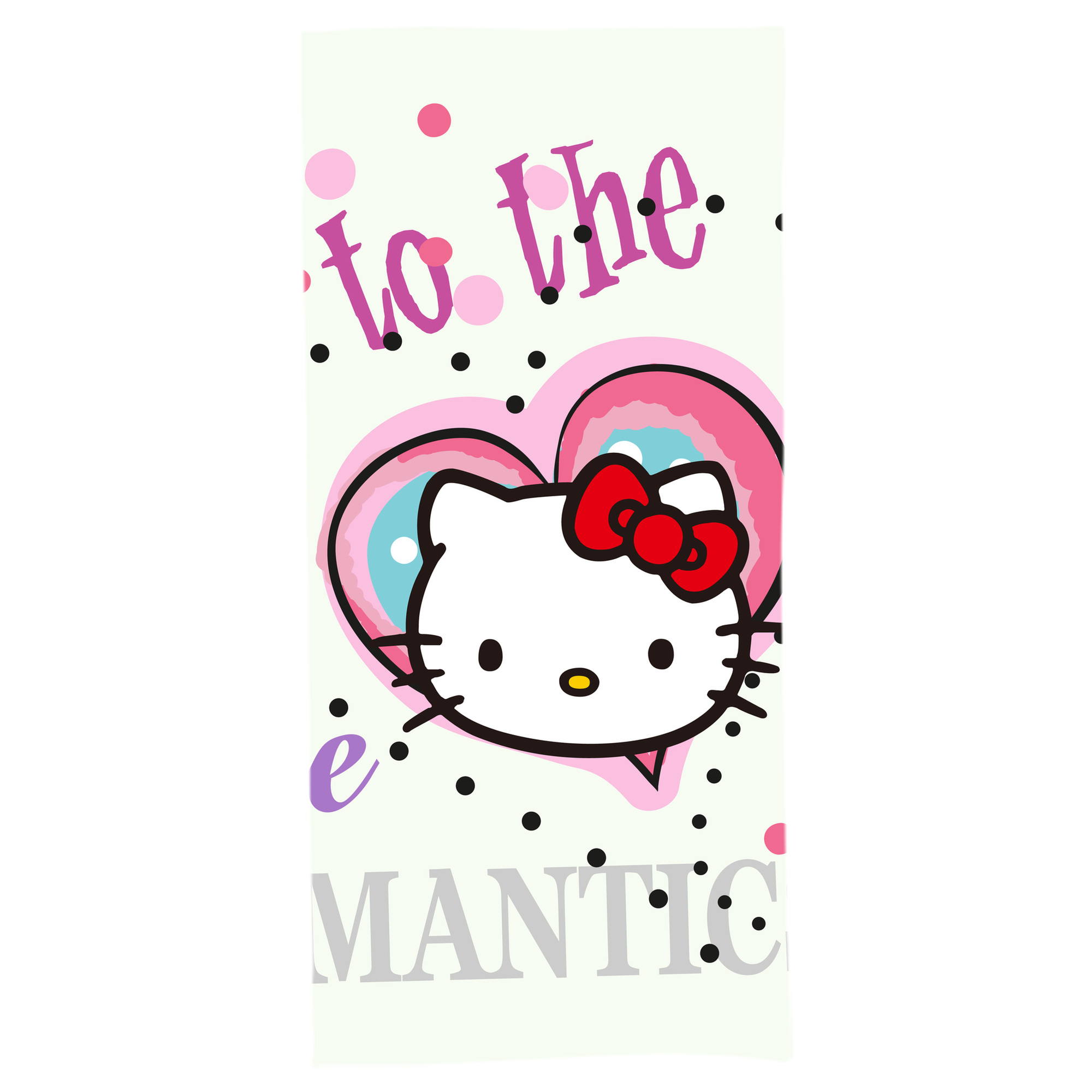 （画像用） Hello Kitty ハローキティ 大判バスタオル 70×140cm 吸水速乾 柔らかい肌触り