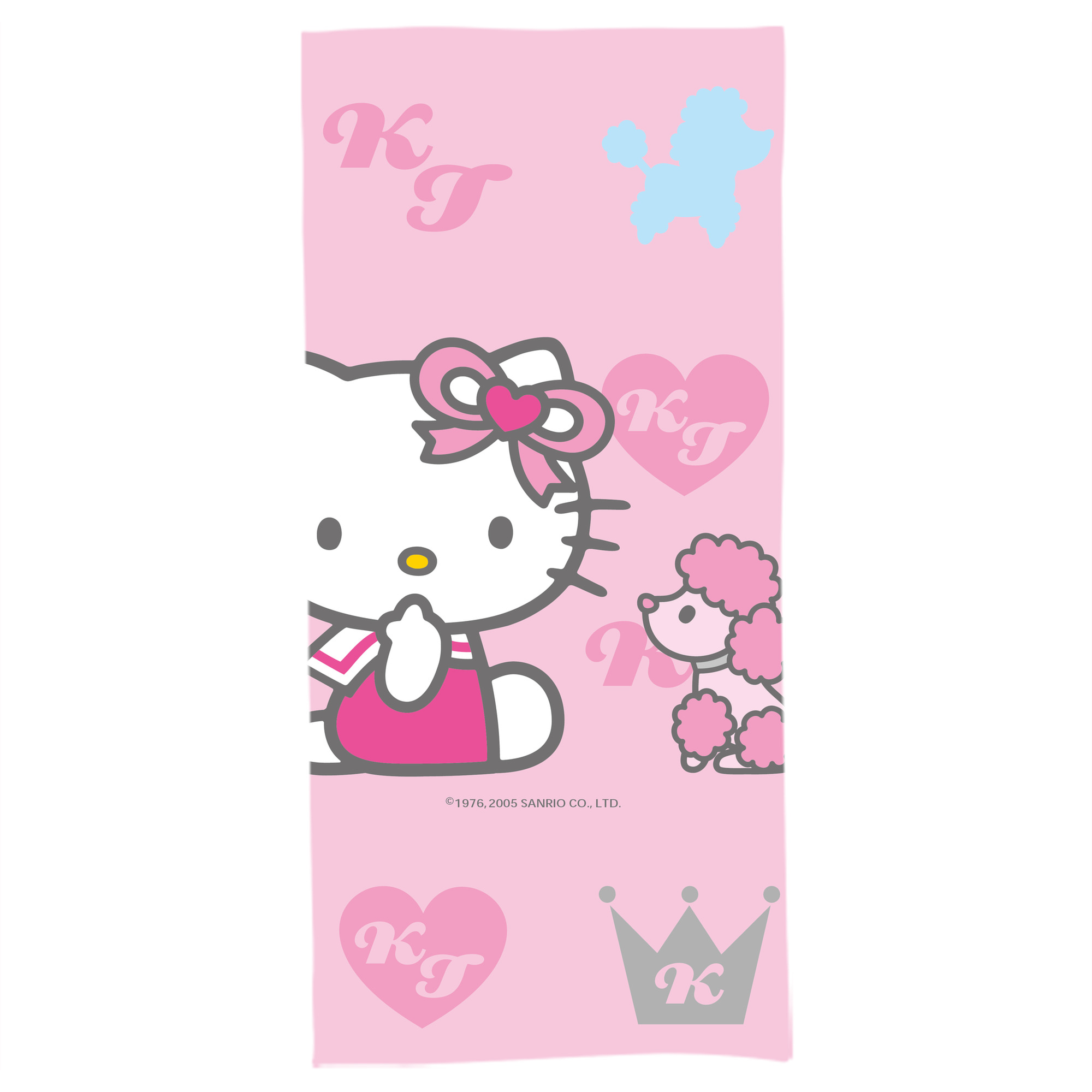 （画像用） Hello Kitty ハローキティ 大判バスタオル 70×140cm 吸水速乾 柔らかい肌触り