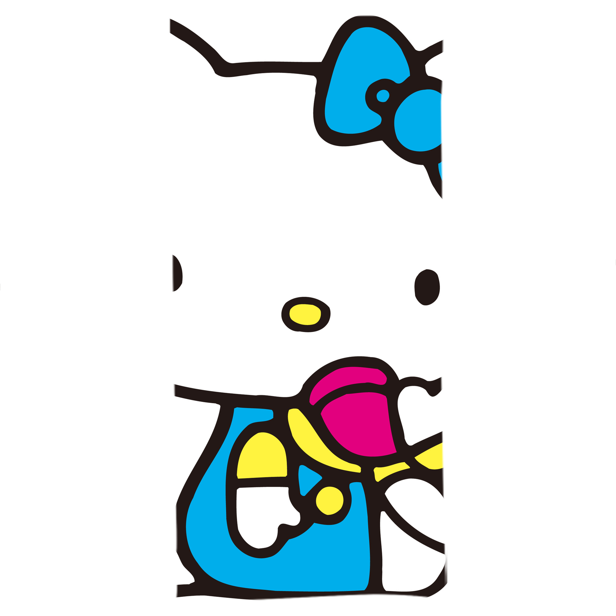 （画像用） Hello Kitty ハローキティ 大判バスタオル 70×140cm 吸水速乾 柔らかい肌触り