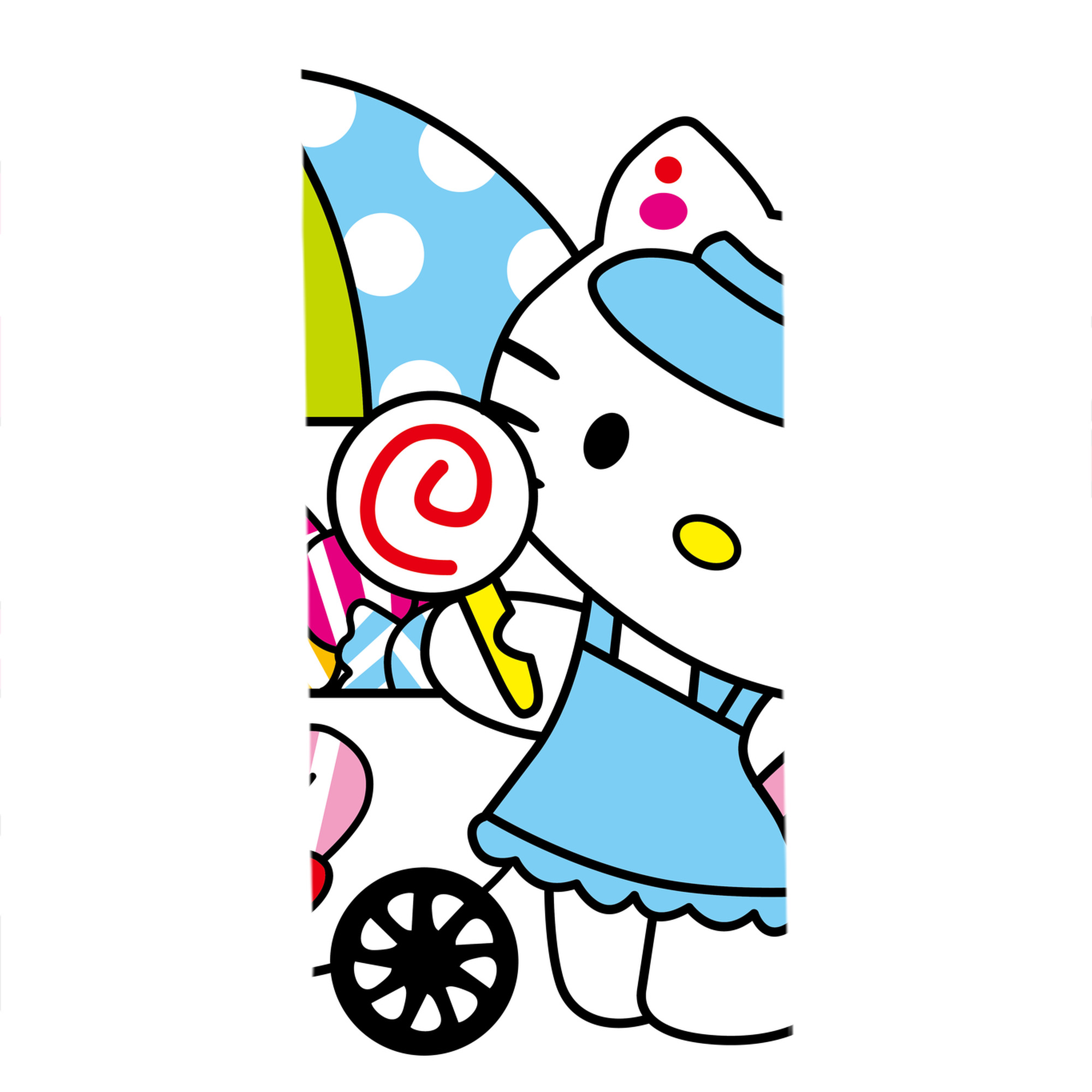 （画像用） Hello Kitty ハローキティ 大判バスタオル 70×140cm 吸水速乾 柔らかい肌触り