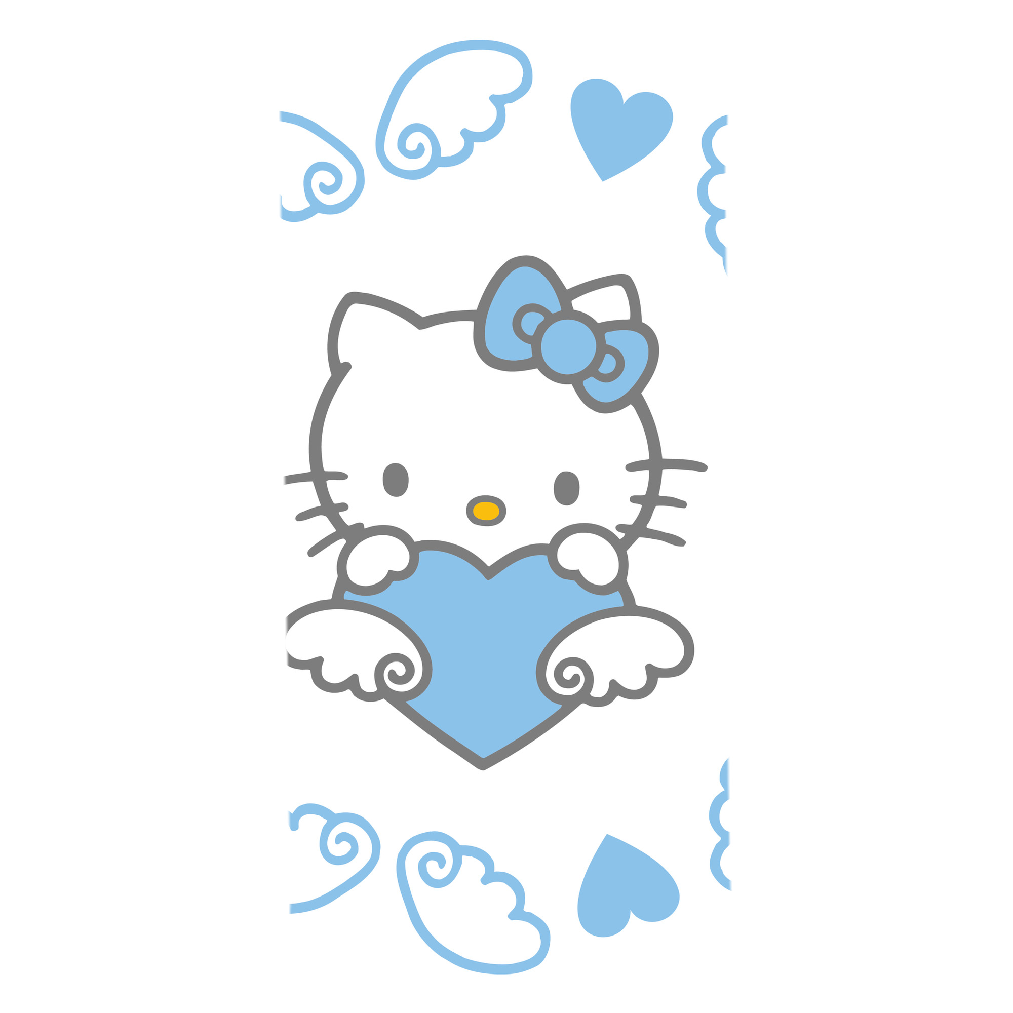 （画像用） Hello Kitty ハローキティ 大判バスタオル 70×140cm 吸水速乾 柔らかい肌触り