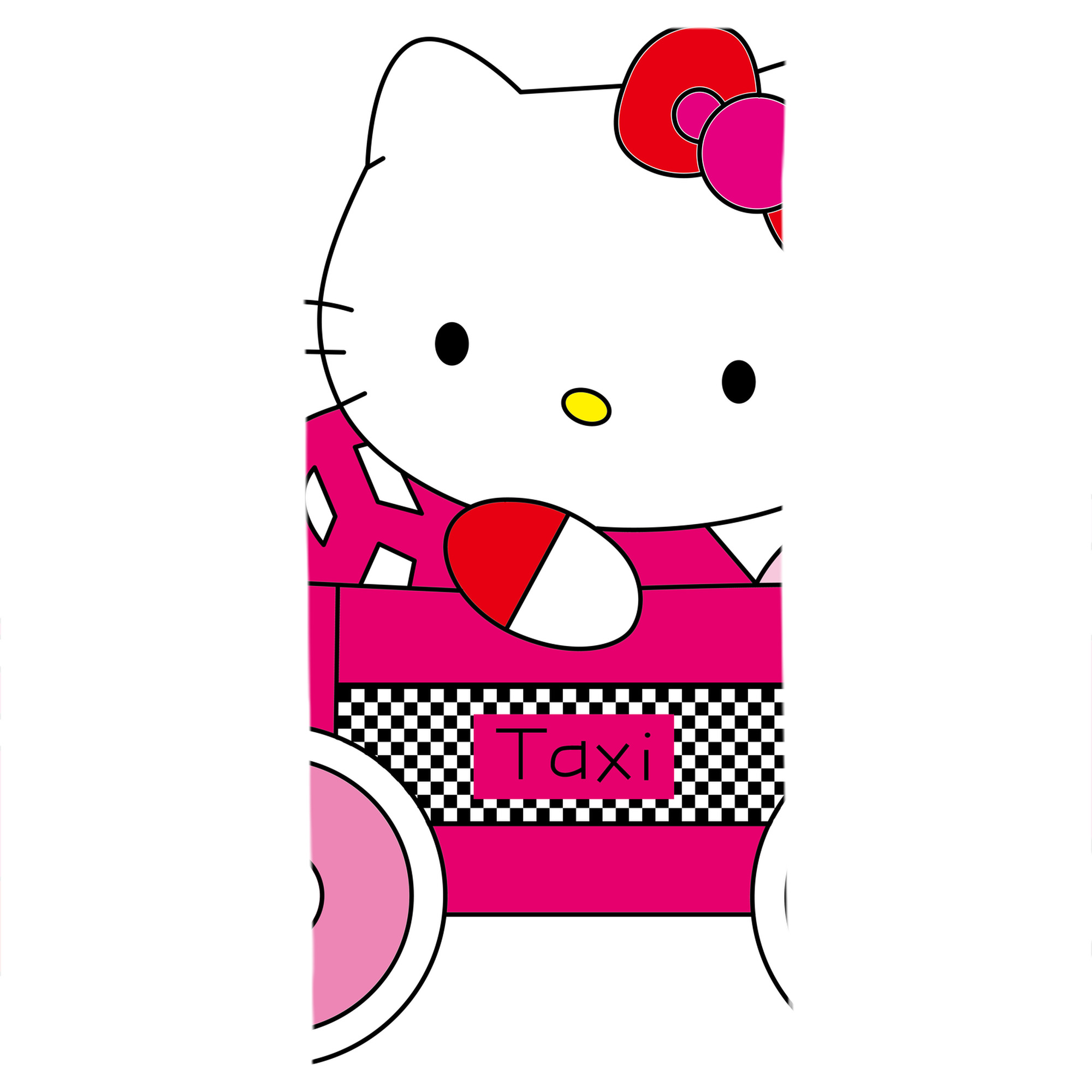 （画像用） Hello Kitty ハローキティ 大判バスタオル 70×140cm 吸水速乾 柔らかい肌触り