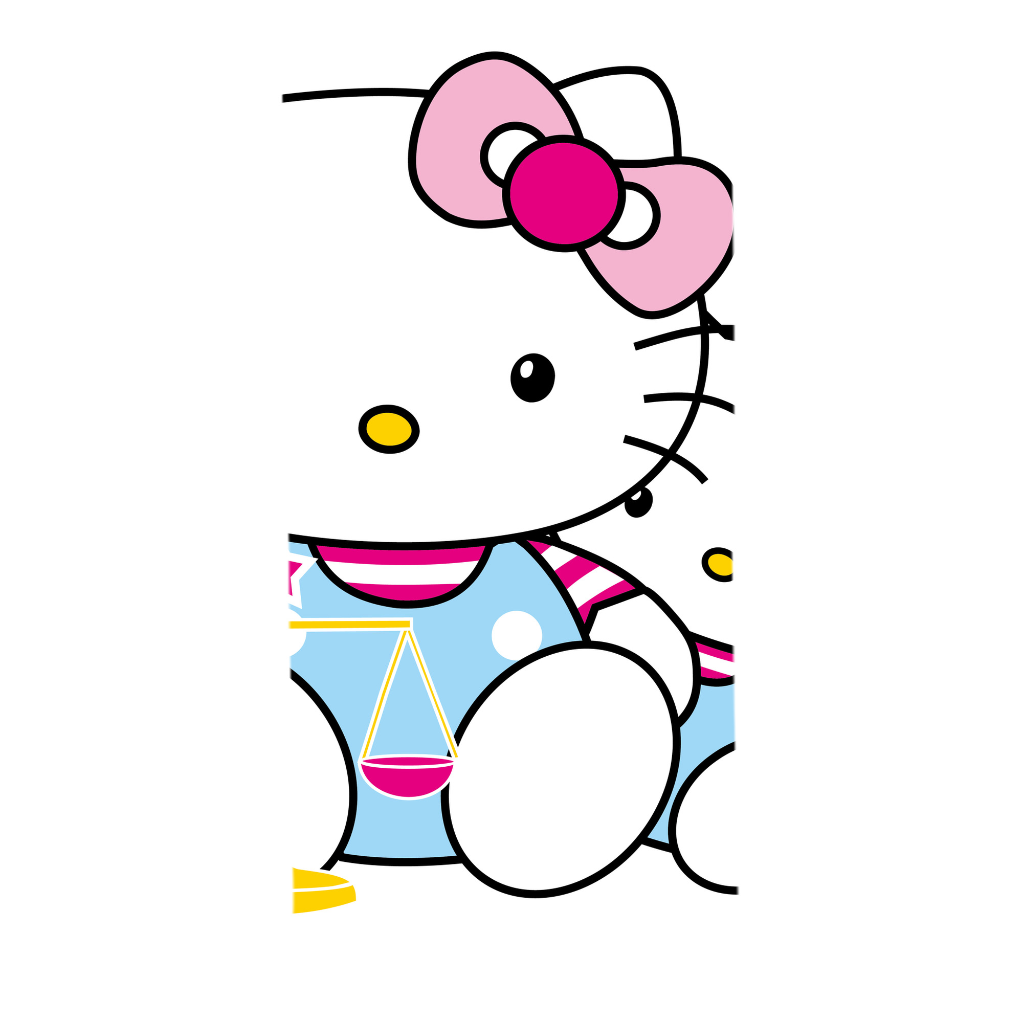 （画像用） Hello Kitty ハローキティ 大判バスタオル 70×140cm 吸水速乾 柔らかい肌触り