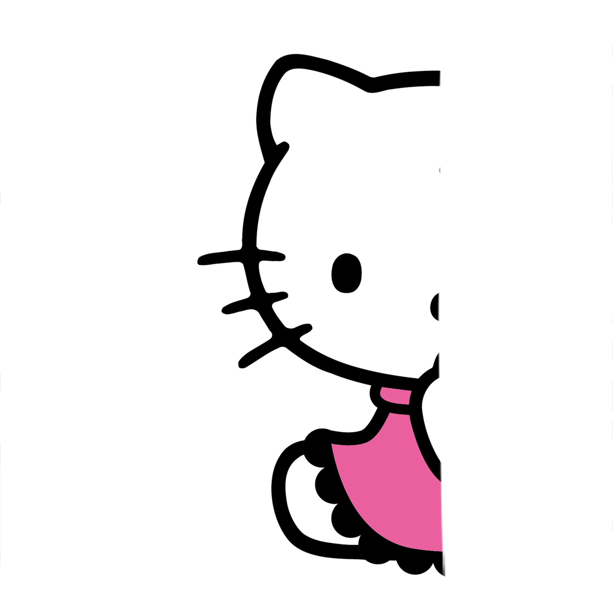 （画像用） Hello Kitty ハローキティ 大判バスタオル 70×140cm 吸水速乾 柔らかい肌触り