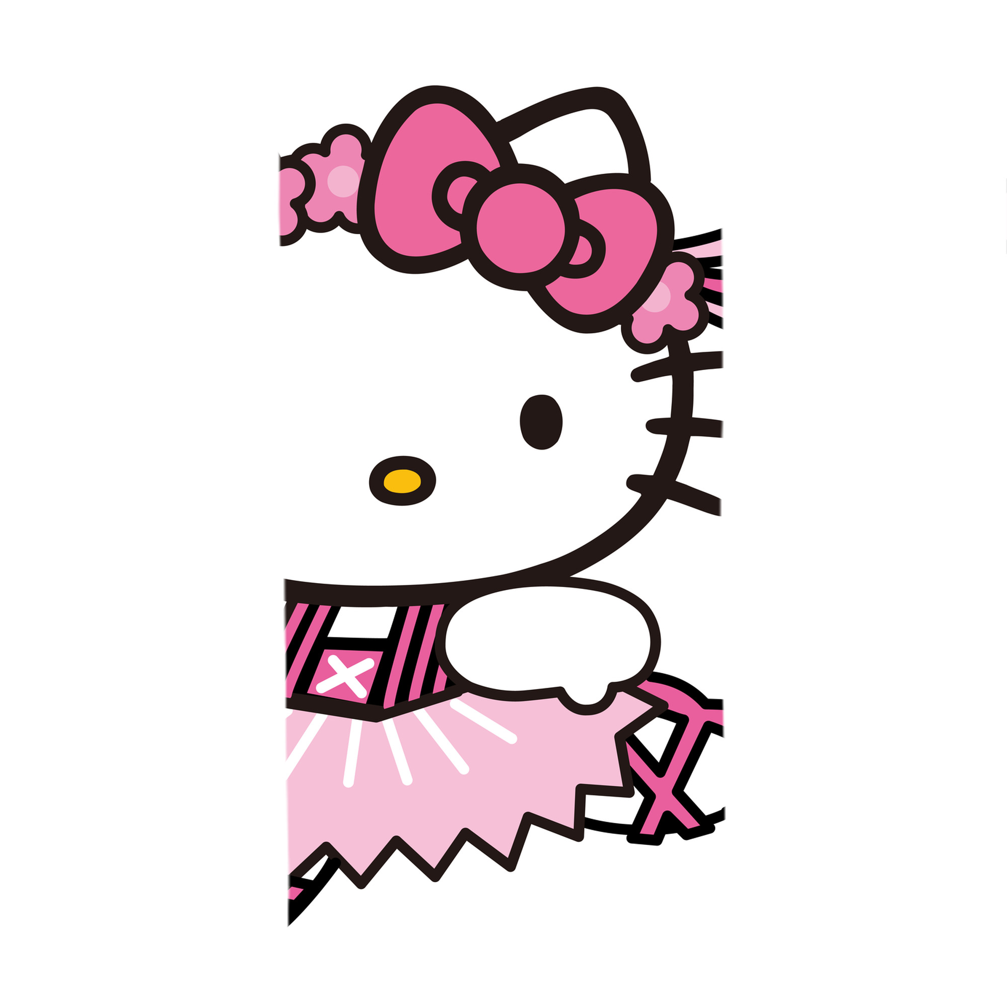（画像用） Hello Kitty ハローキティ 大判バスタオル 70×140cm 吸水速乾 柔らかい肌触り