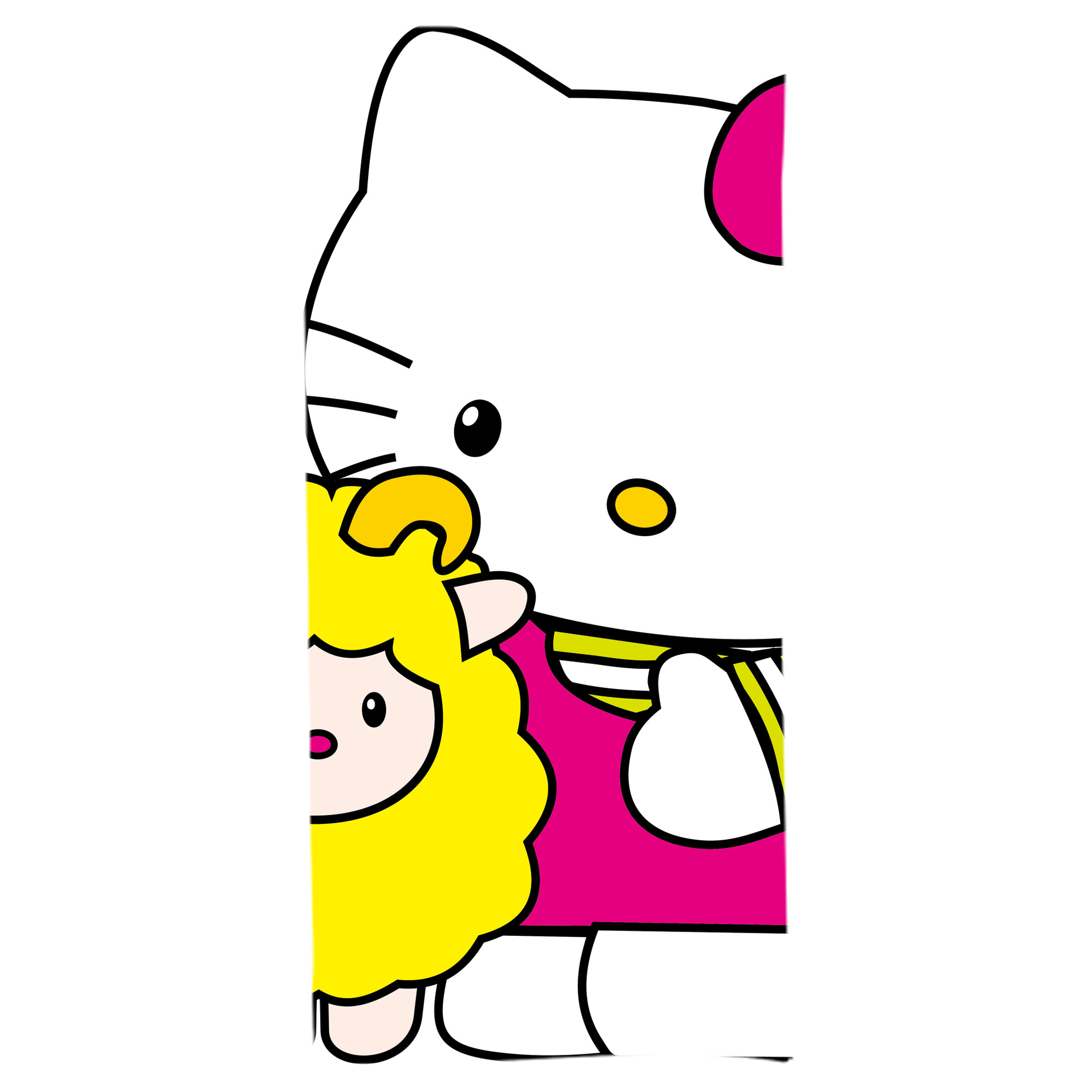 （画像用） Hello Kitty ハローキティ 大判バスタオル 70×140cm 吸水速乾 柔らかい肌触り