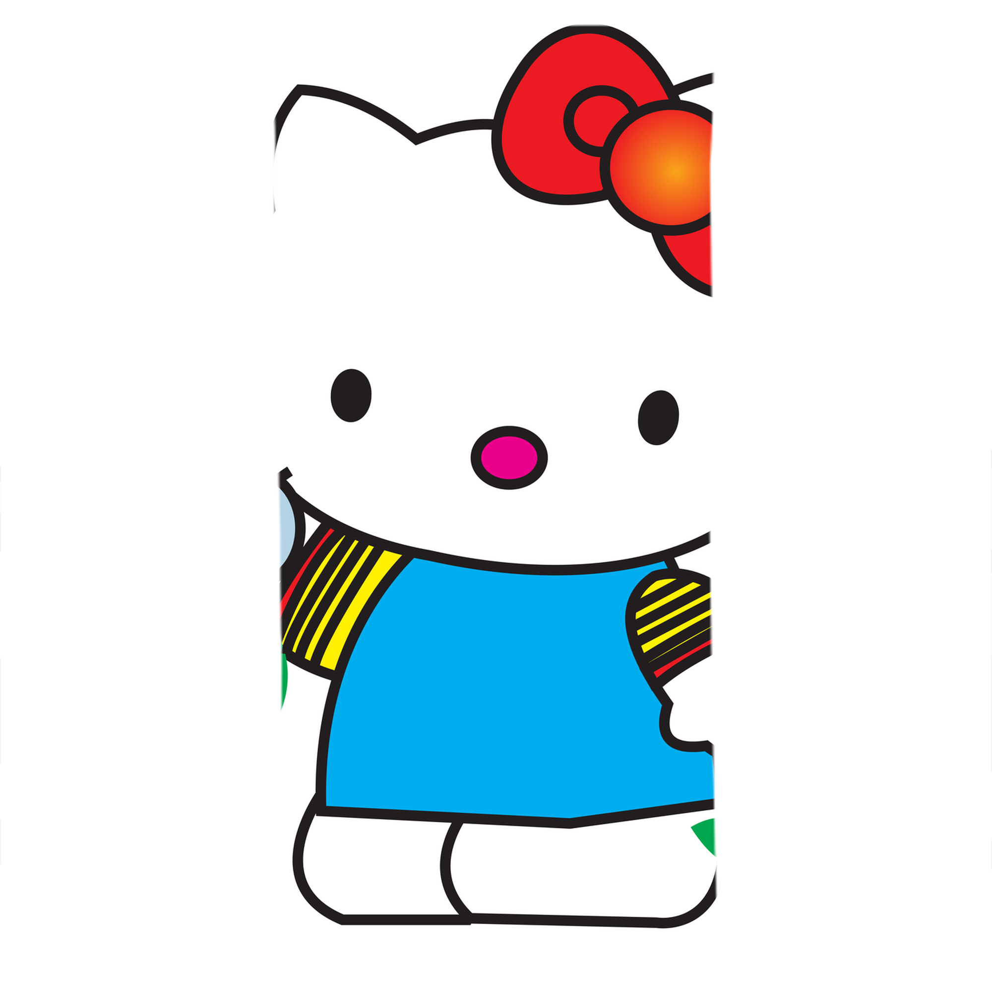 （画像用） Hello Kitty ハローキティ 大判バスタオル 70×140cm 吸水速乾 柔らかい肌触り