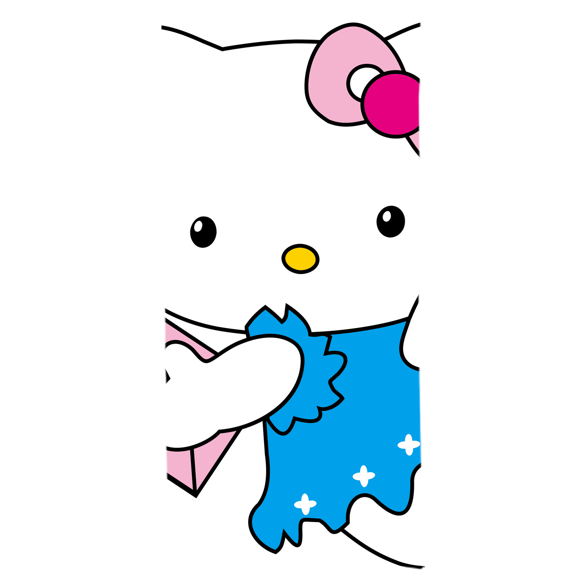 （画像用） Hello Kitty ハローキティ 大判バスタオル 70×140cm 吸水速乾 柔らかい肌触り