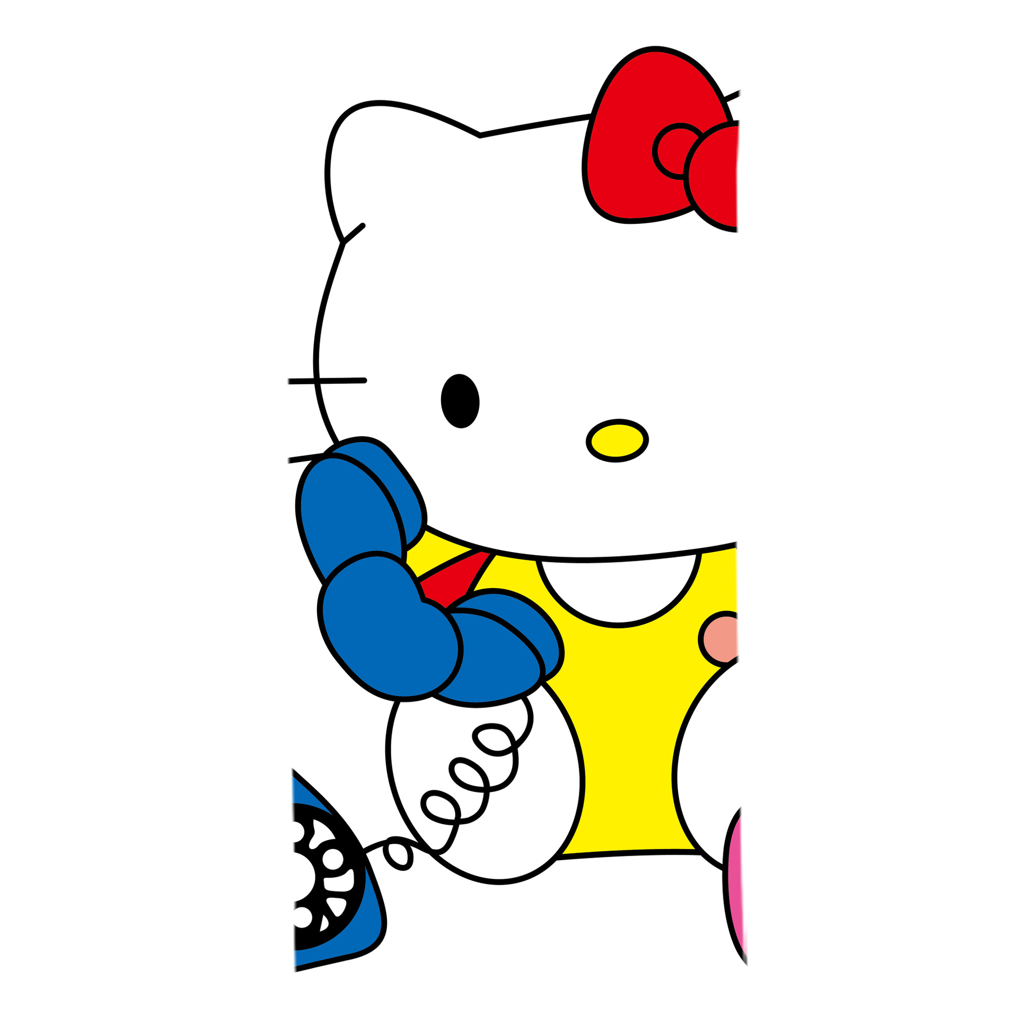 （画像用） Hello Kitty ハローキティ 大判バスタオル 70×140cm 吸水速乾 柔らかい肌触り