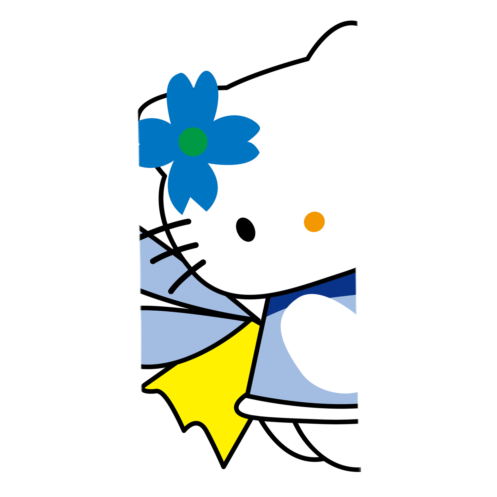 （画像用） Hello Kitty ハローキティ 大判バスタオル 70×140cm 吸水速乾 柔らかい肌触り