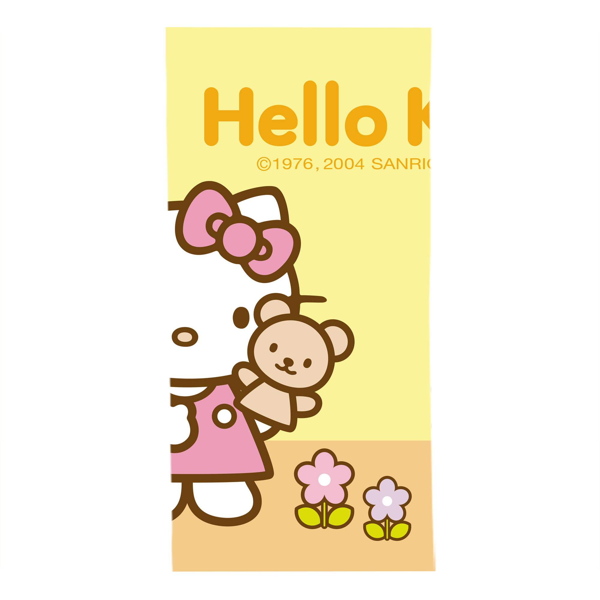 （画像用） Hello Kitty ハローキティ 大判バスタオル 70×140cm 吸水速乾 柔らかい肌触り