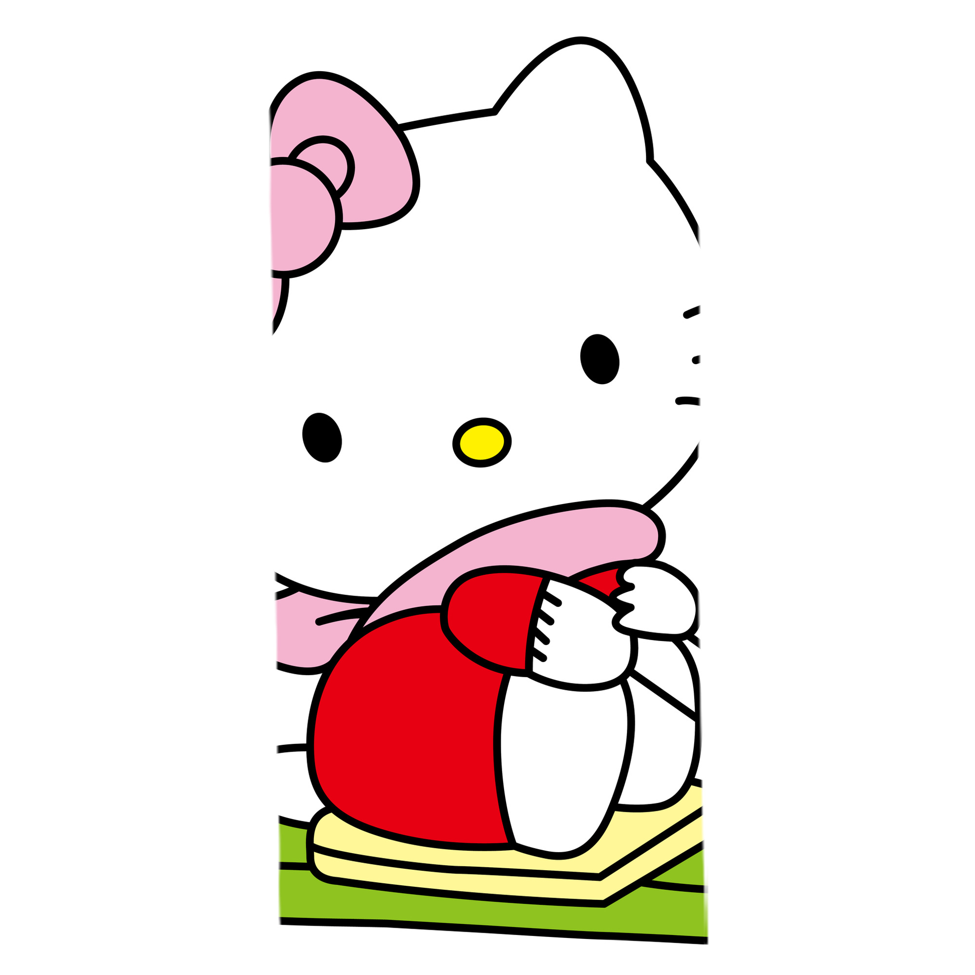 （画像用） Hello Kitty ハローキティ 大判バスタオル 70×140cm 吸水速乾 柔らかい肌触り