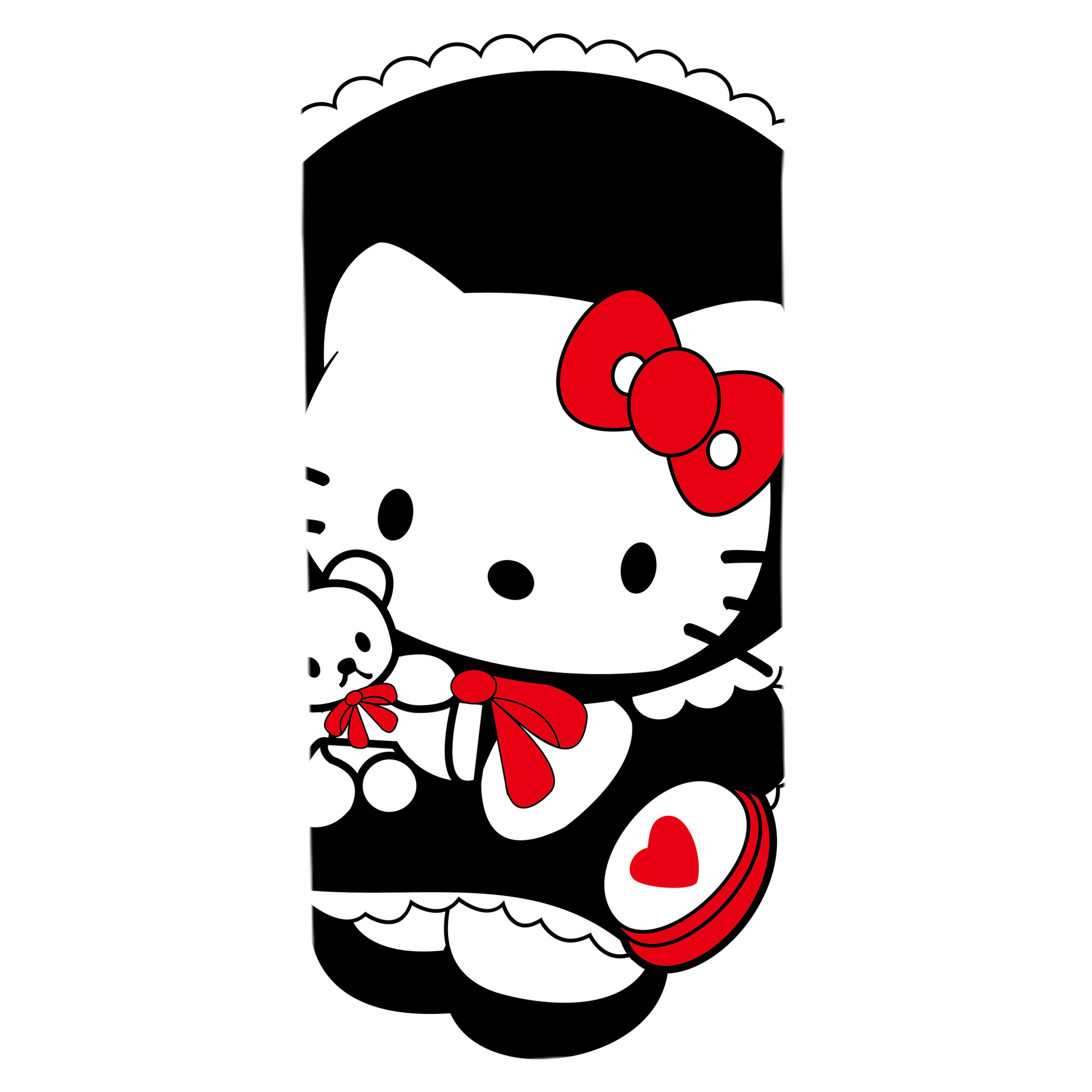（画像用） Hello Kitty ハローキティ 大判バスタオル 70×140cm 吸水速乾 柔らかい肌触り