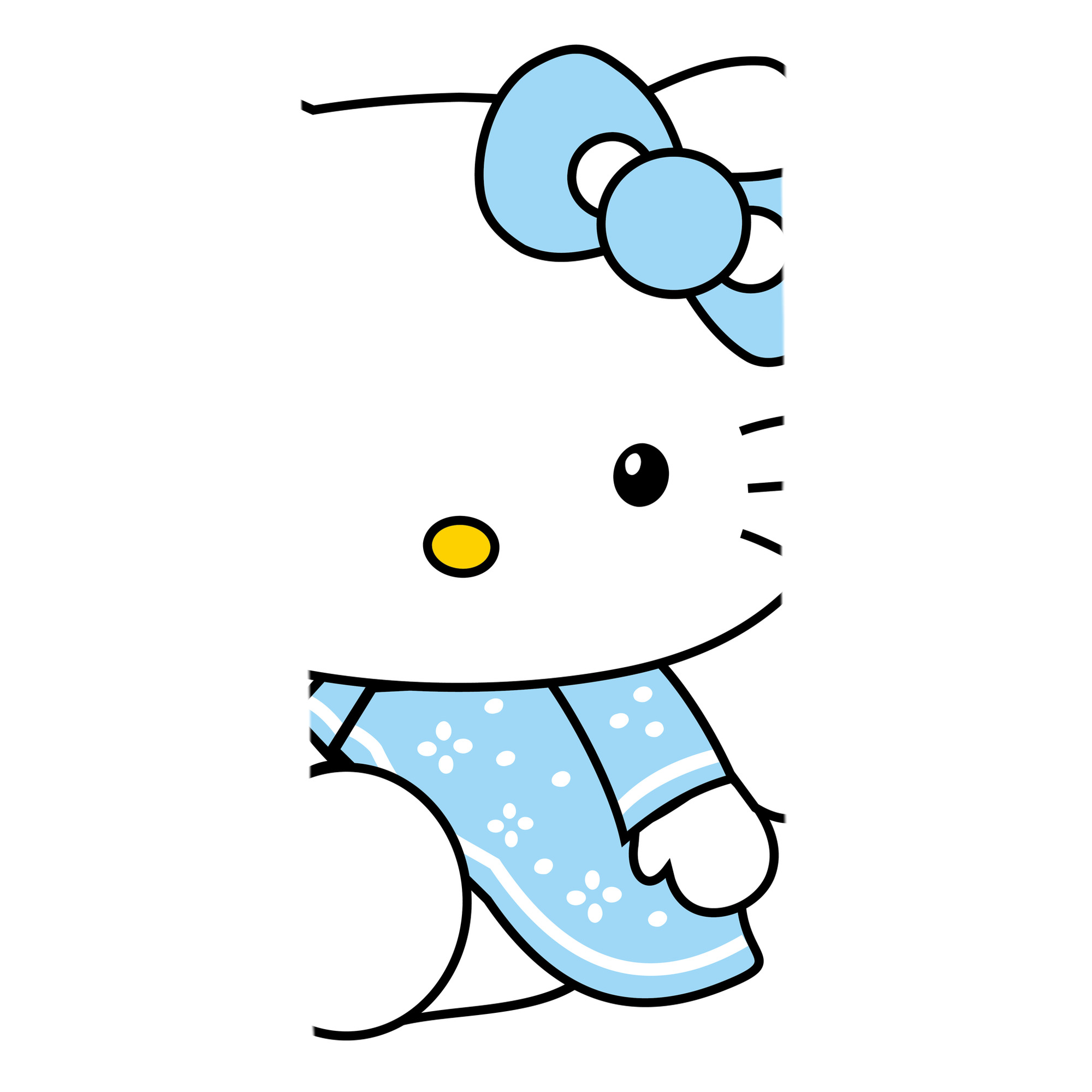 （画像用） Hello Kitty ハローキティ 大判バスタオル 70×140cm 吸水速乾 柔らかい肌触り