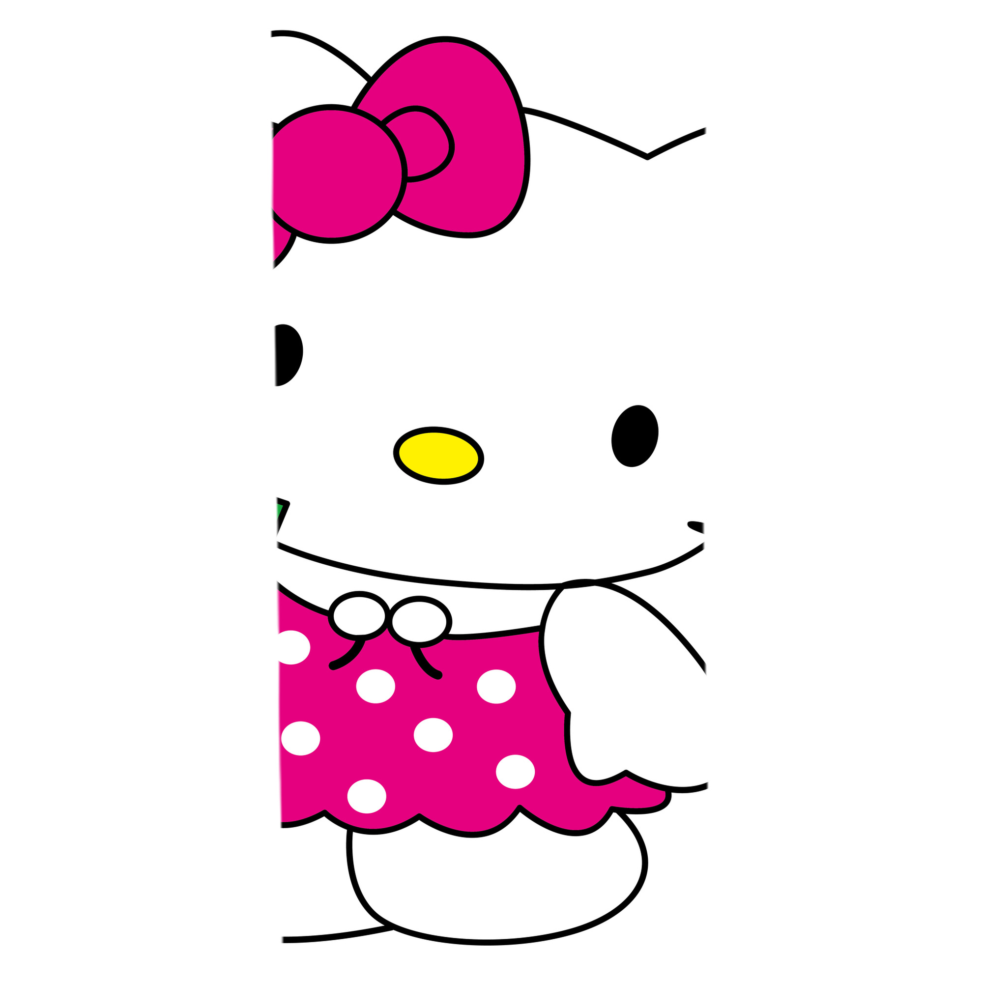 （画像用） Hello Kitty ハローキティ 大判バスタオル 70×140cm 吸水速乾 柔らかい肌触り
