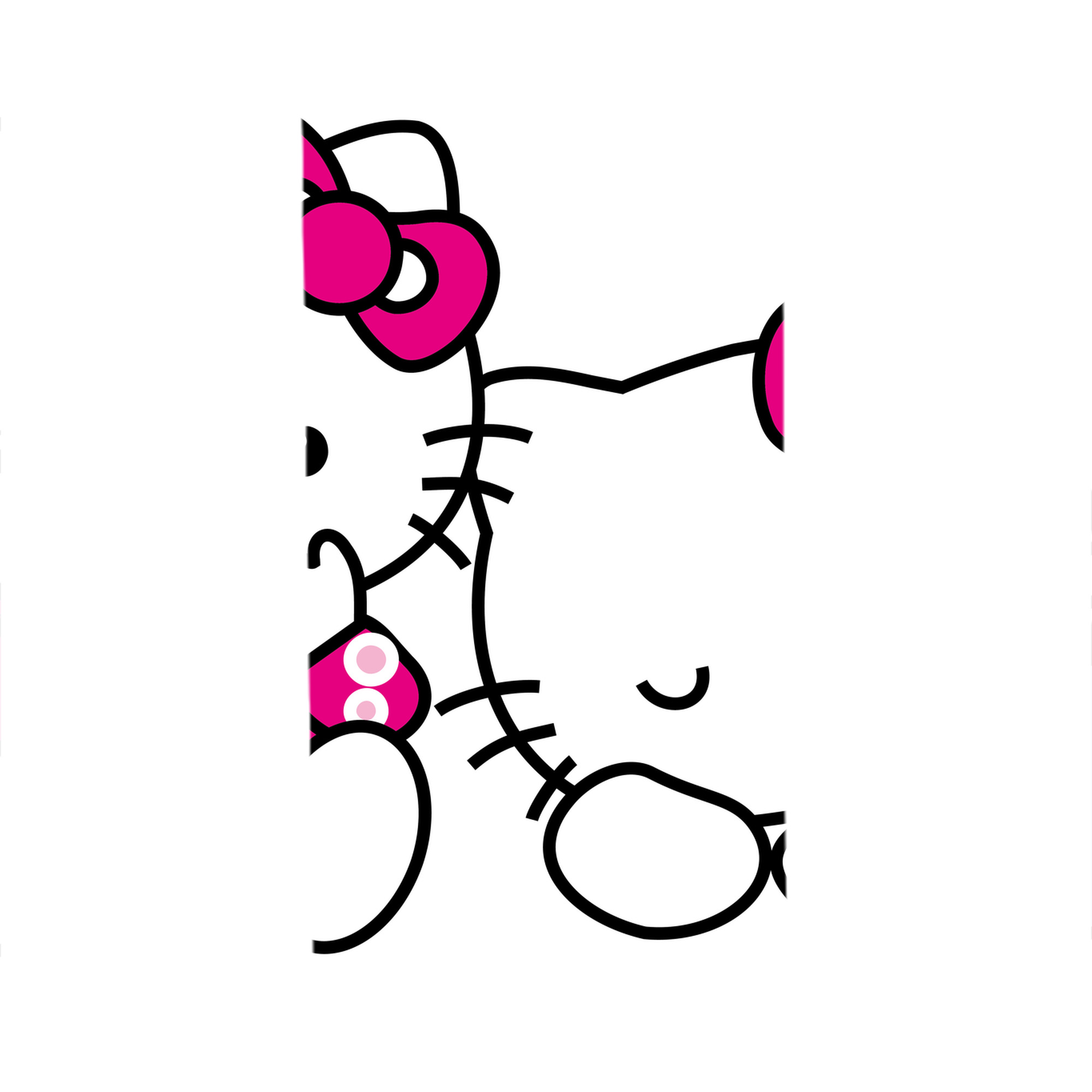 （画像用） Hello Kitty ハローキティ 大判バスタオル 70×140cm 吸水速乾 柔らかい肌触り