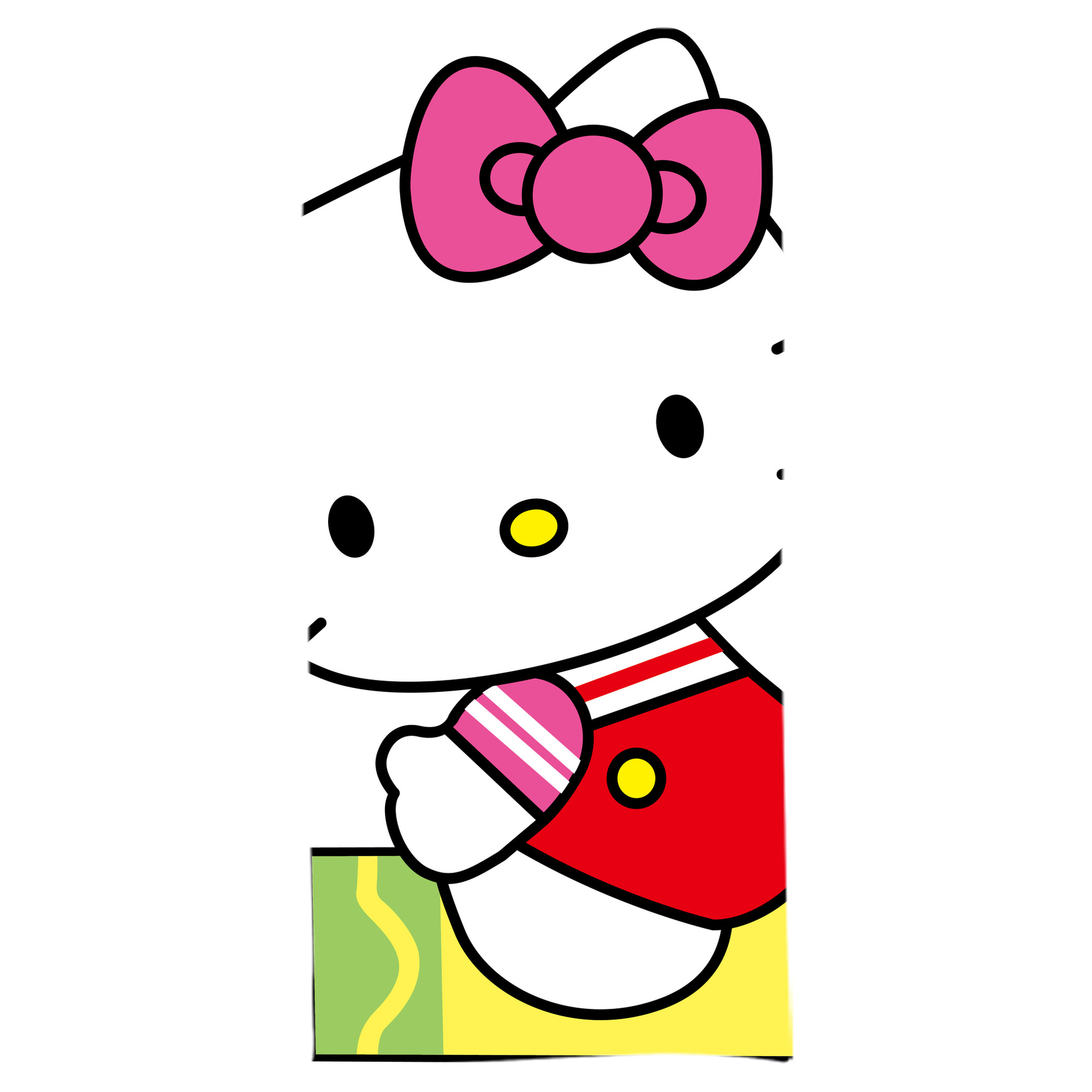 （画像用） Hello Kitty ハローキティ 大判バスタオル 70×140cm 吸水速乾 柔らかい肌触り