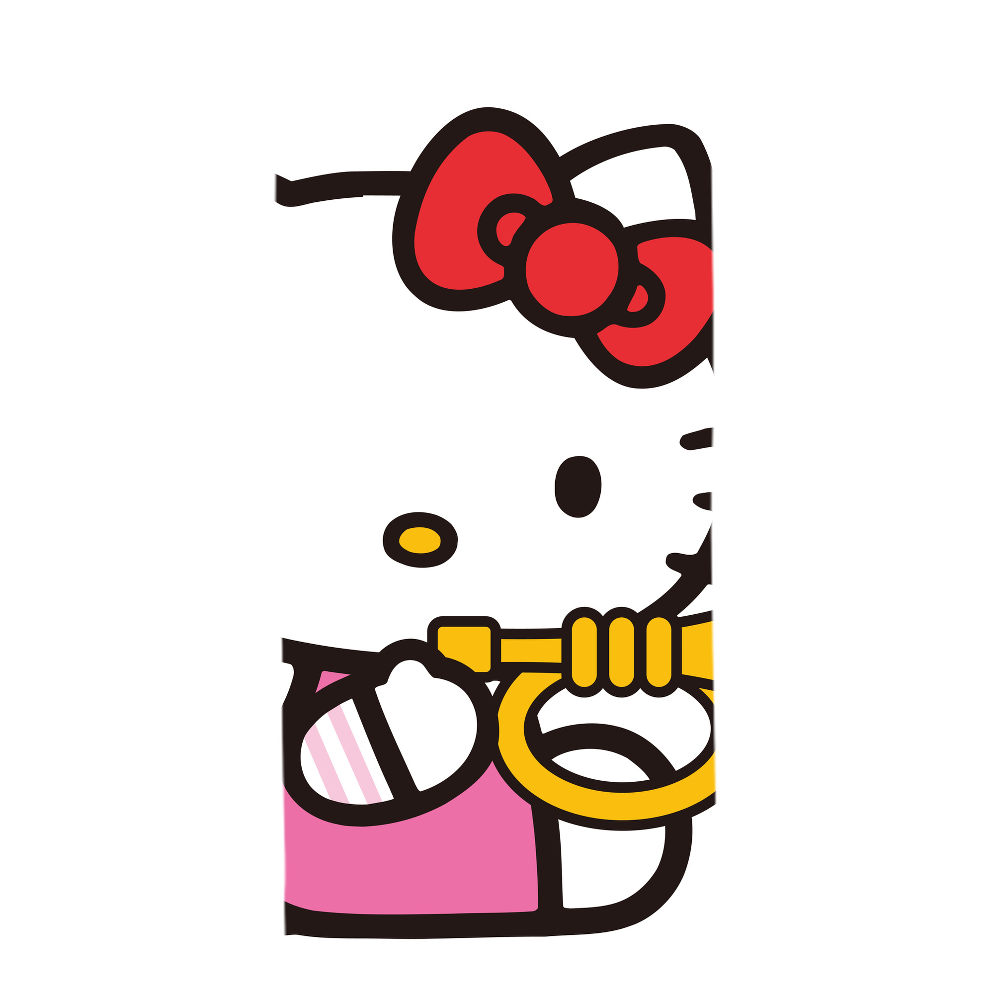 （画像用） Hello Kitty ハローキティ 大判バスタオル 70×140cm 吸水速乾 柔らかい肌触り