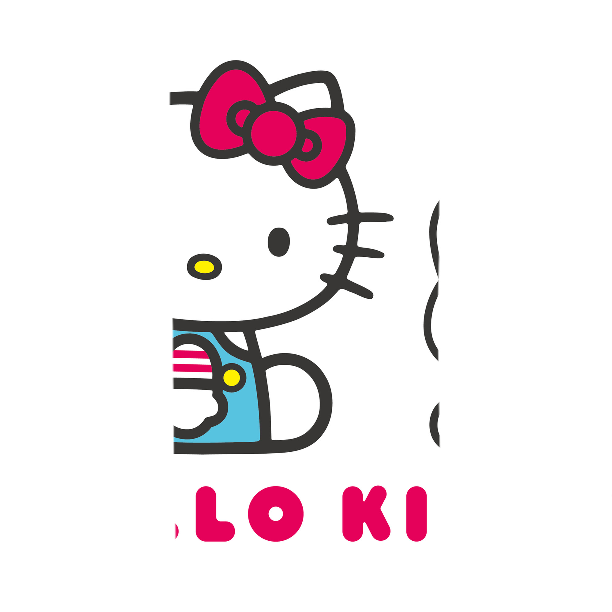 （画像用） Hello Kitty ハローキティ 大判バスタオル 70×140cm 吸水速乾 柔らかい肌触り